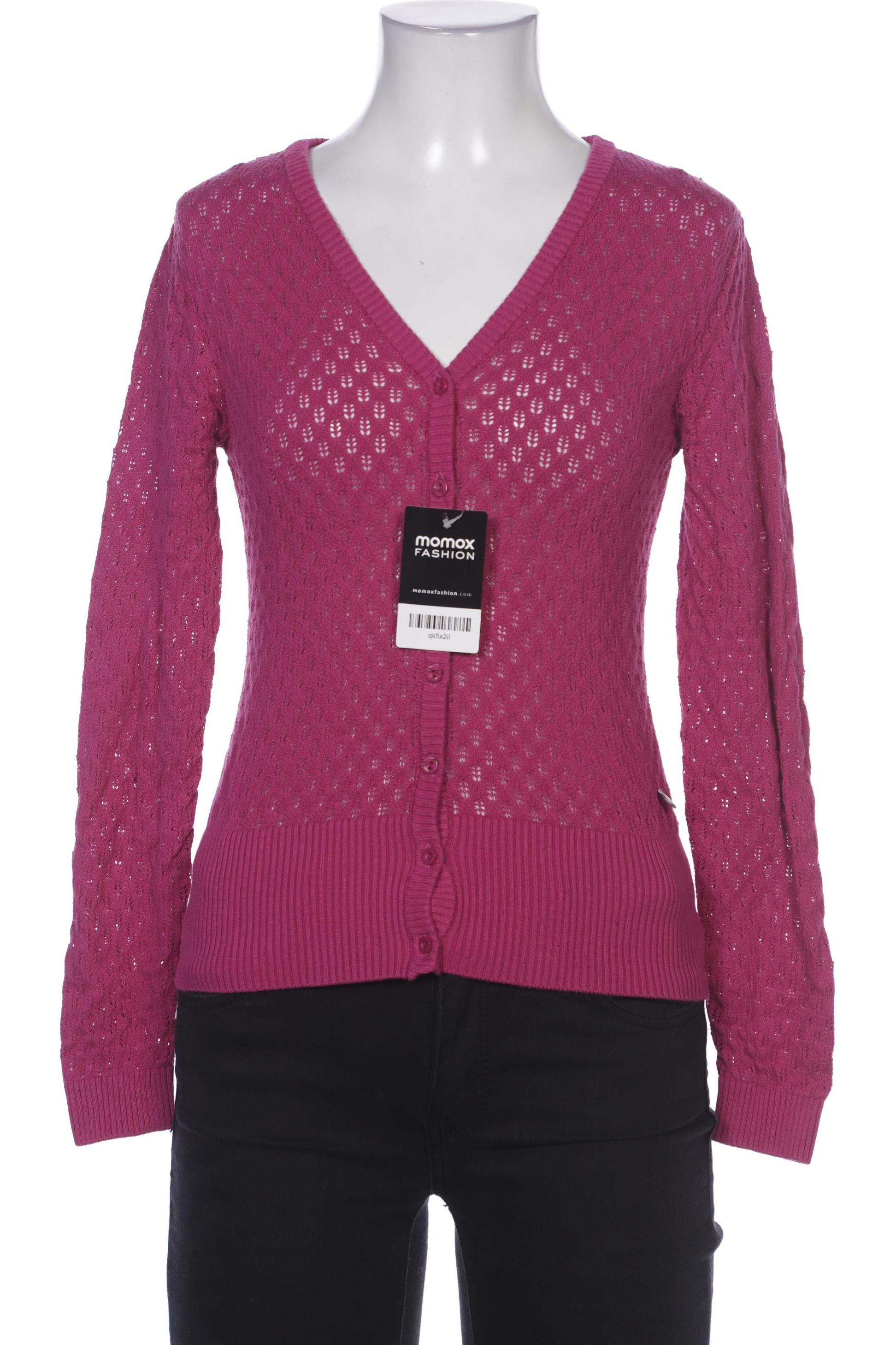 

4funkyflavours Damen Strickjacke, pink, Gr. 34