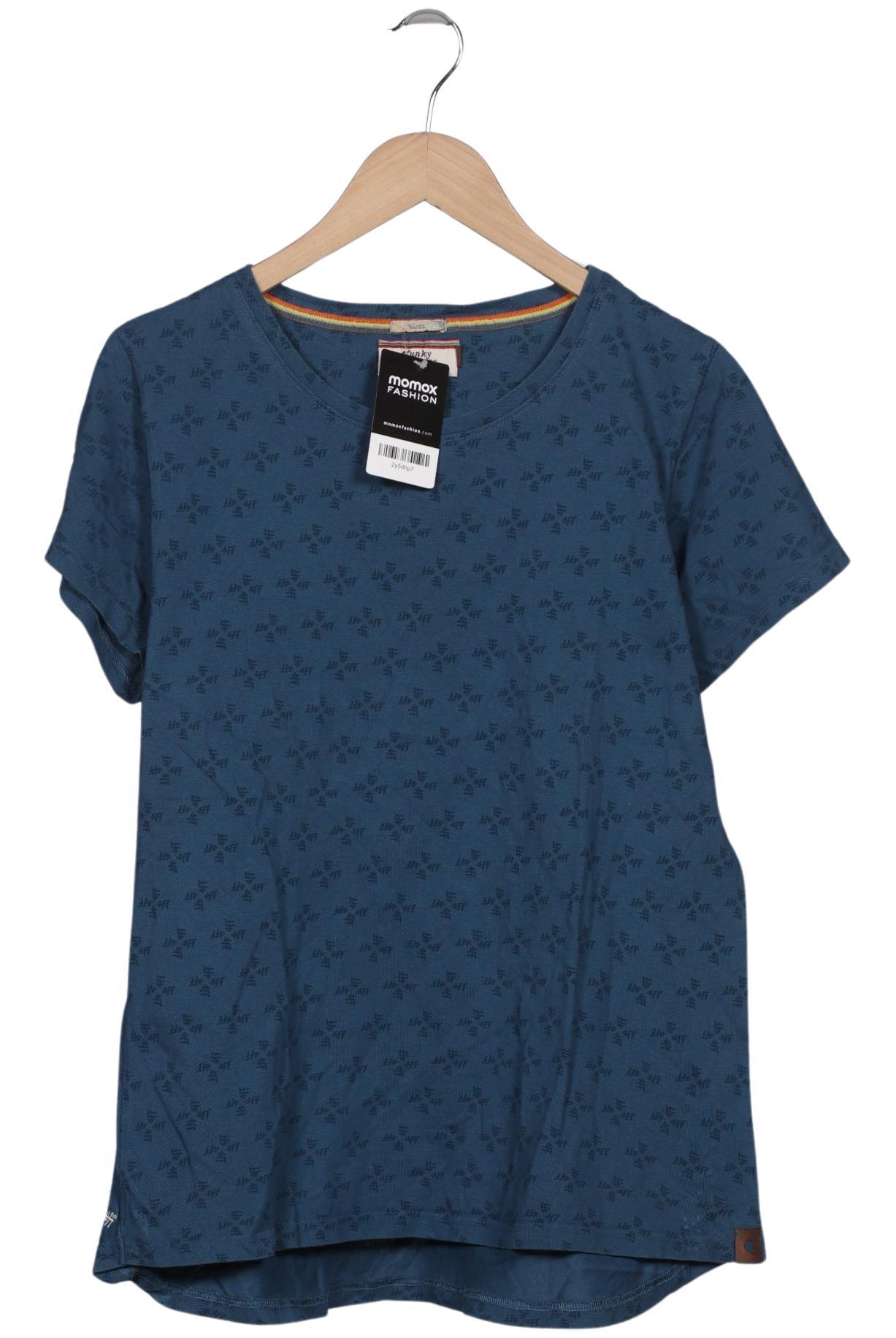 

4funkyflavours Damen T-Shirt, blau, Gr. 44