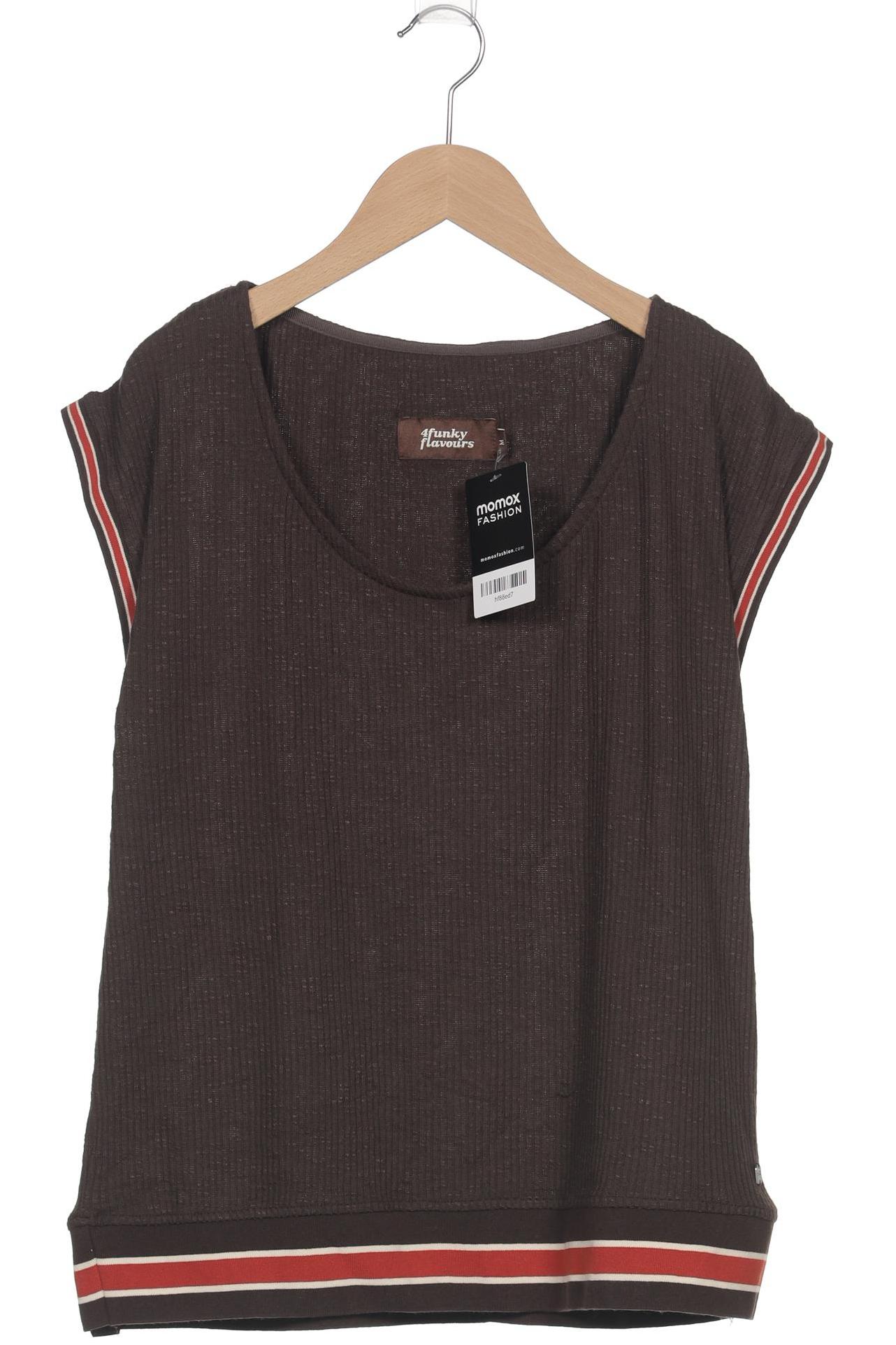 

4funkyflavours Damen T-Shirt, braun, Gr. 38