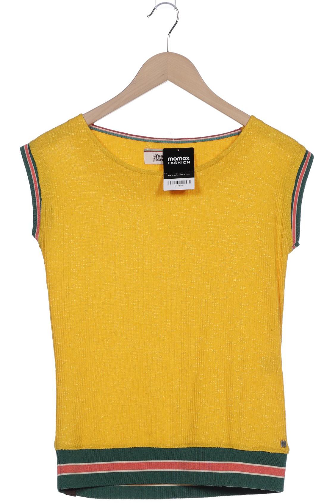 

4funkyflavours Damen T-Shirt, gelb
