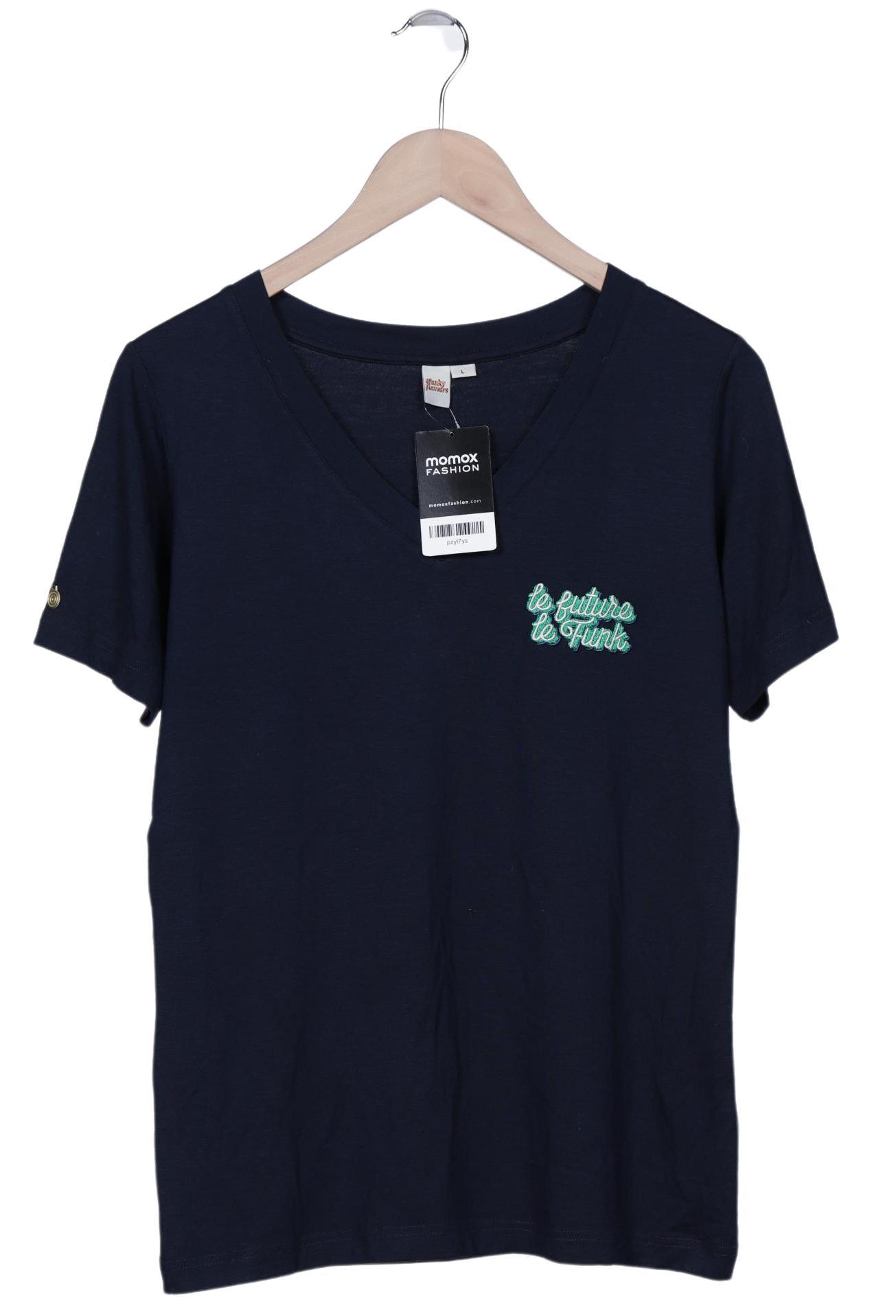 

4funkyflavours Damen T-Shirt, marineblau, Gr. 42