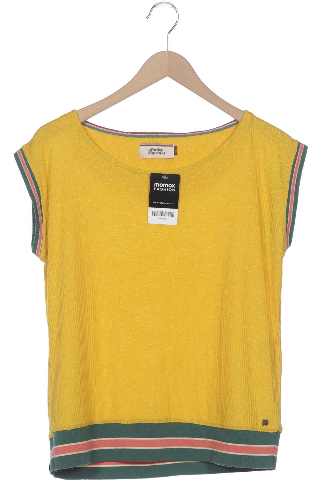

4funkyflavours Damen T-Shirt, gelb, Gr. 42