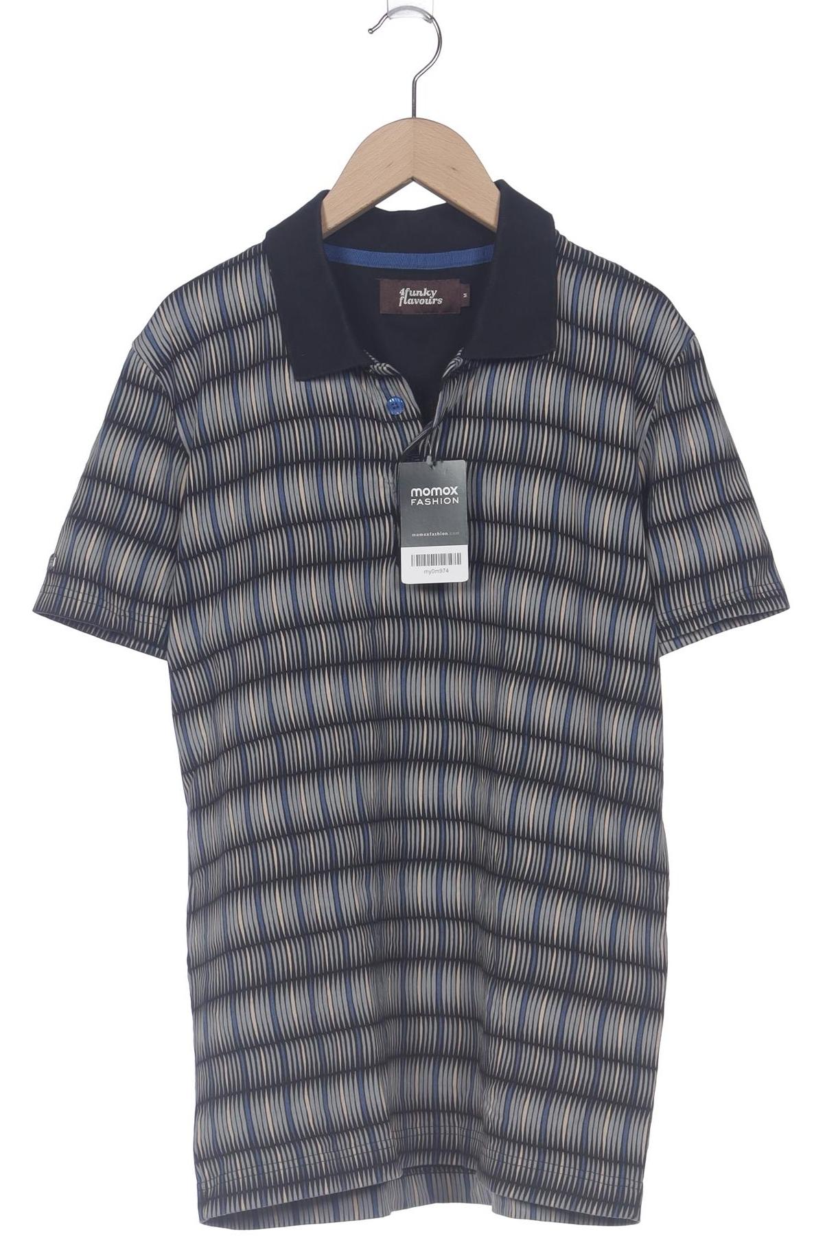 

4funkyflavours Herren Poloshirt, grau, Gr. 48