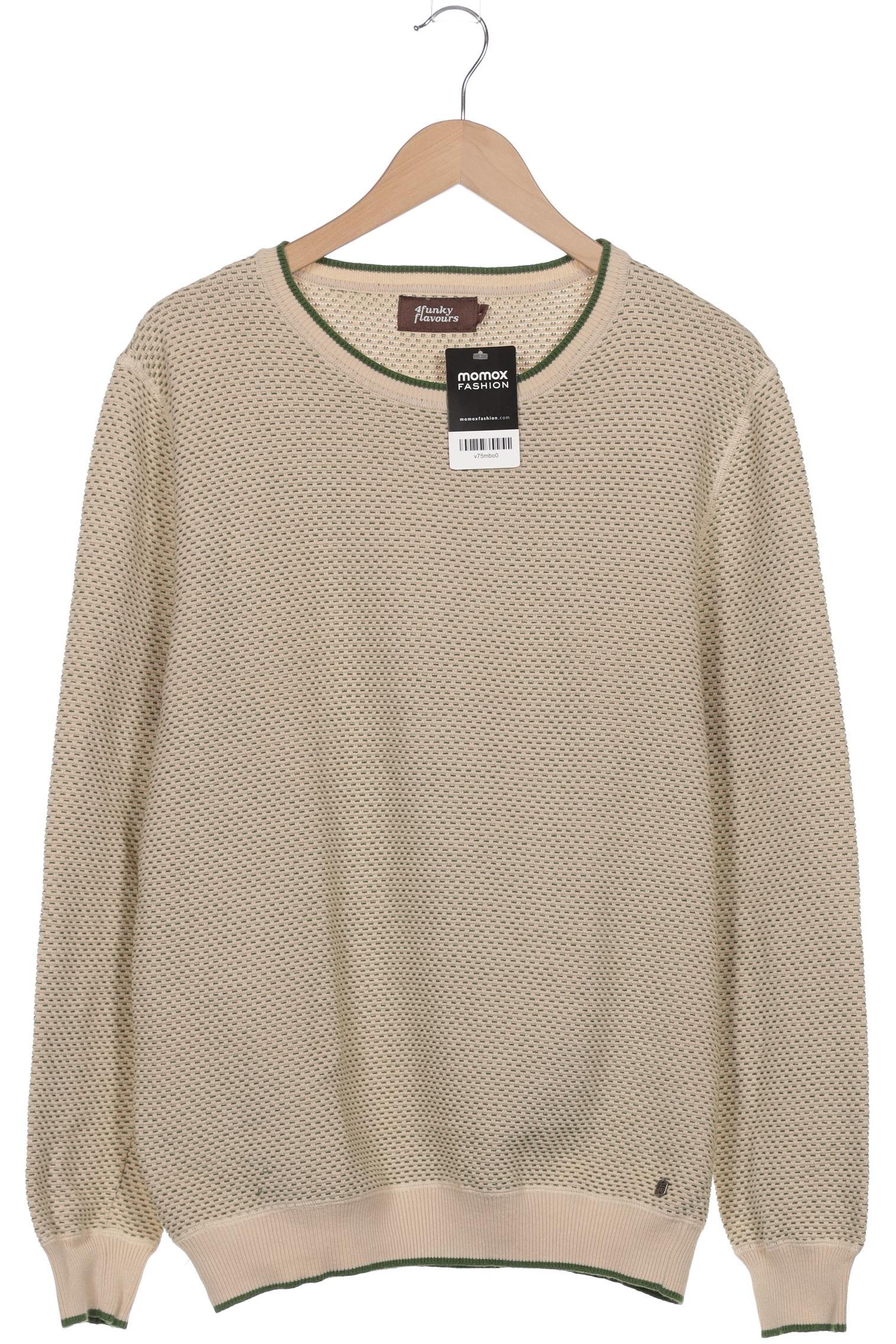 

4funkyflavours Herren Pullover, beige, Gr. 52