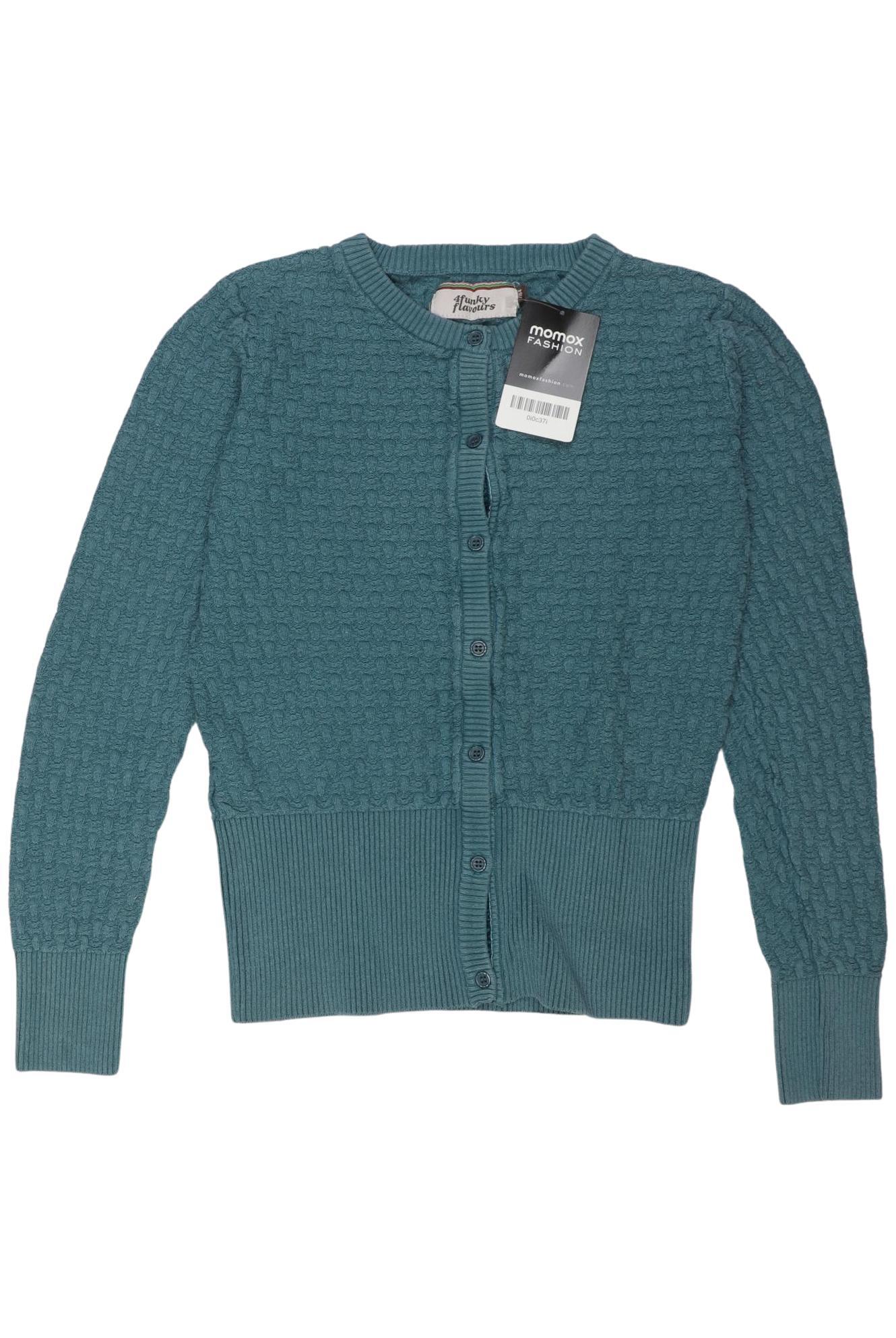

4funkyflavours Jungen Strickjacke, türkis, Gr. 158
