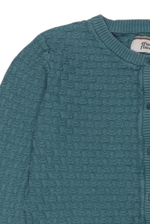 Thumbnail - 4funkyflavours Jungen Strickjacke, türkis, Gr. 158