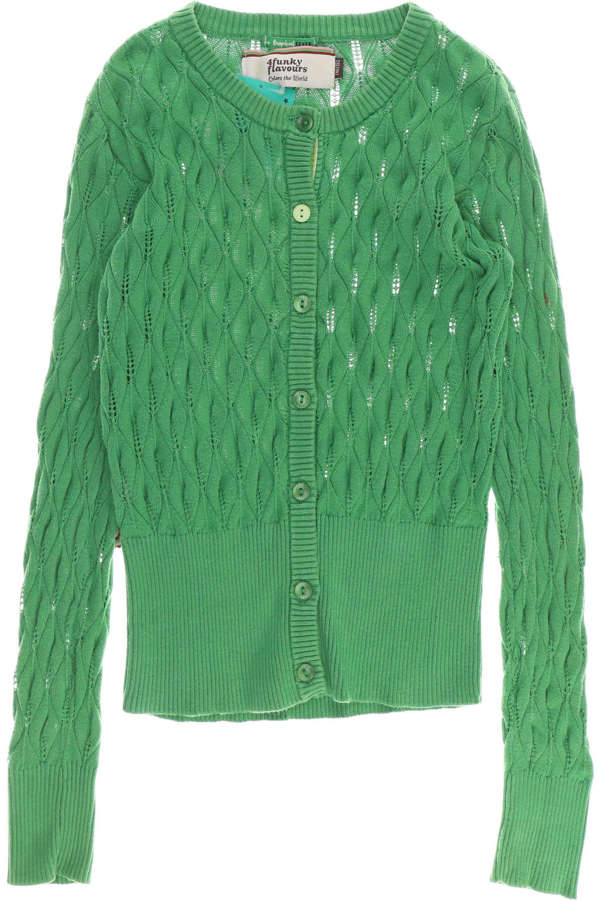 

4funkyflavours Jungen Strickjacke, grün, Gr. 146