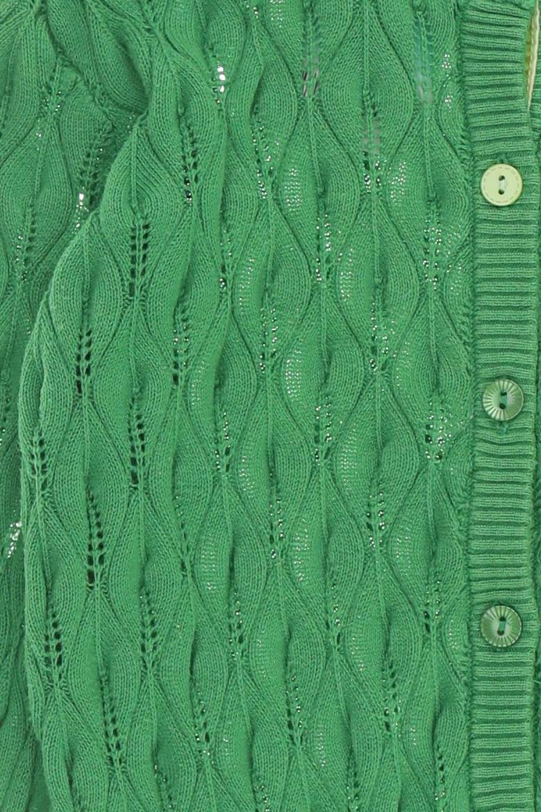 Thumbnail - 4funkyflavours Jungen Strickjacke, grün, Gr. 146