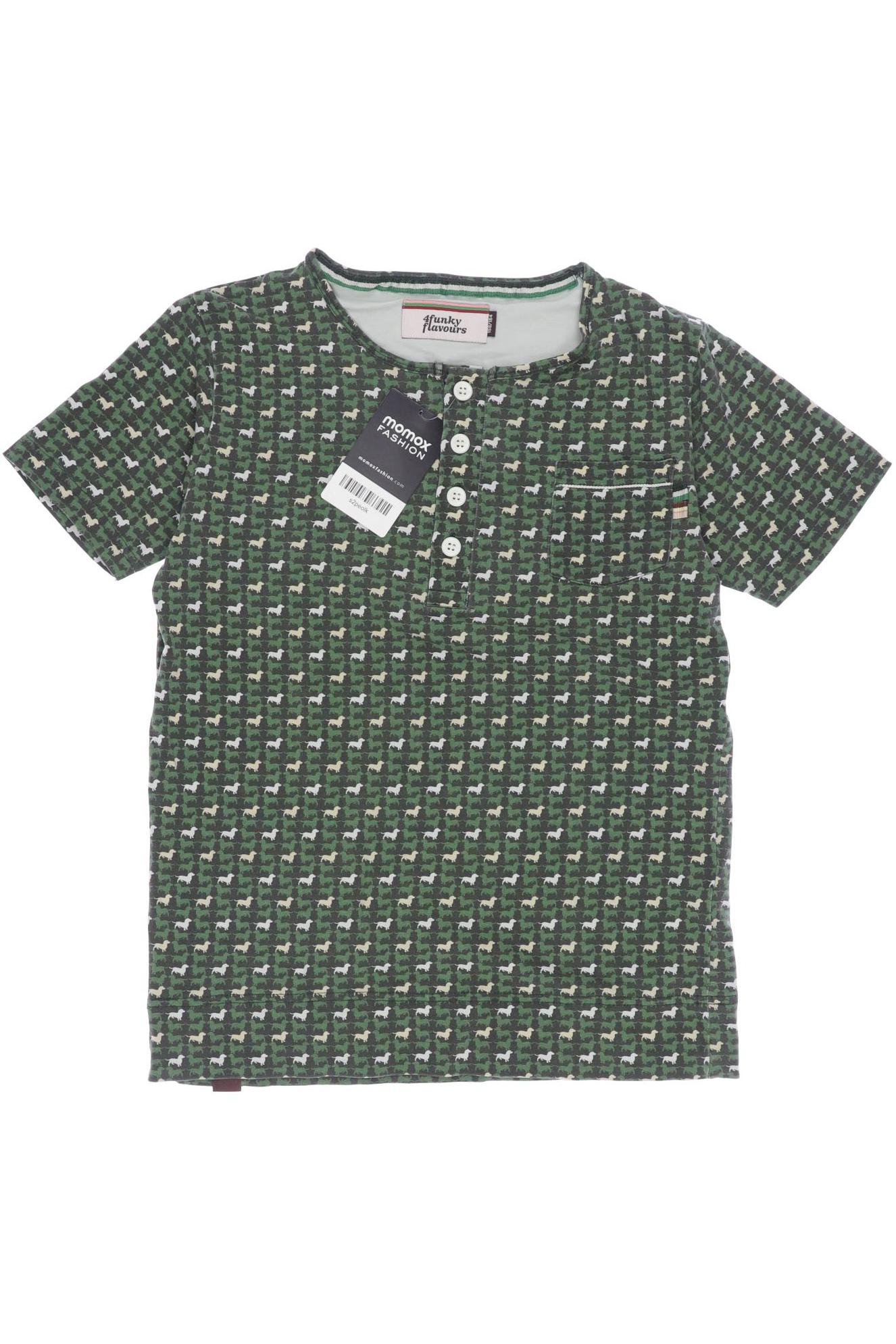 

4funkyflavours Herren T-Shirt, grün, Gr. 158