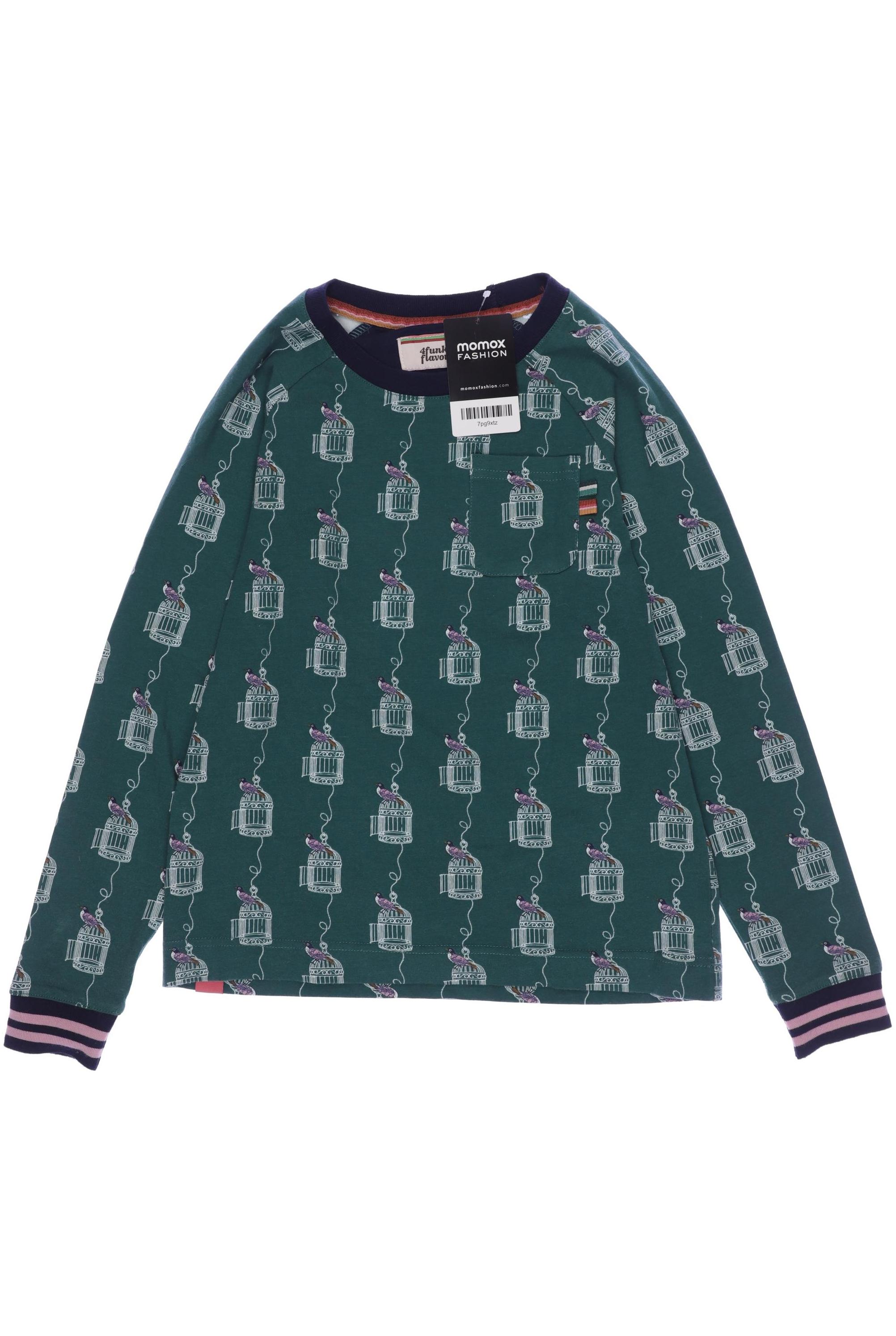 

4funkyflavours Damen Langarmshirt, grün, Gr. 146/152