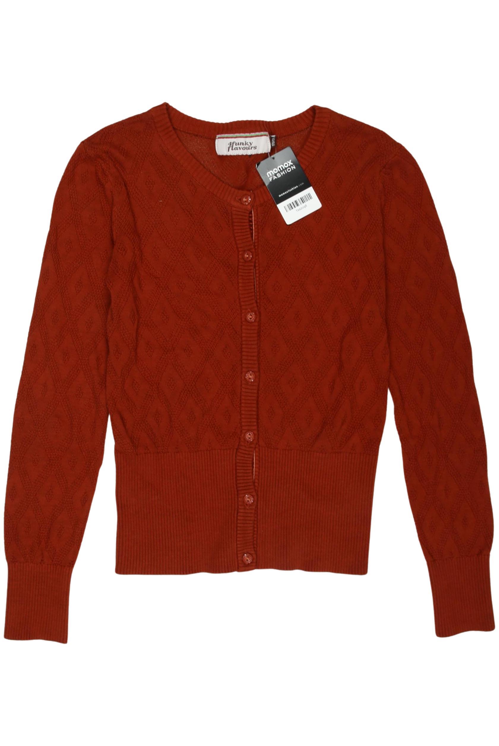

4funkyflavours Damen Strickjacke, bordeaux, Gr. 170