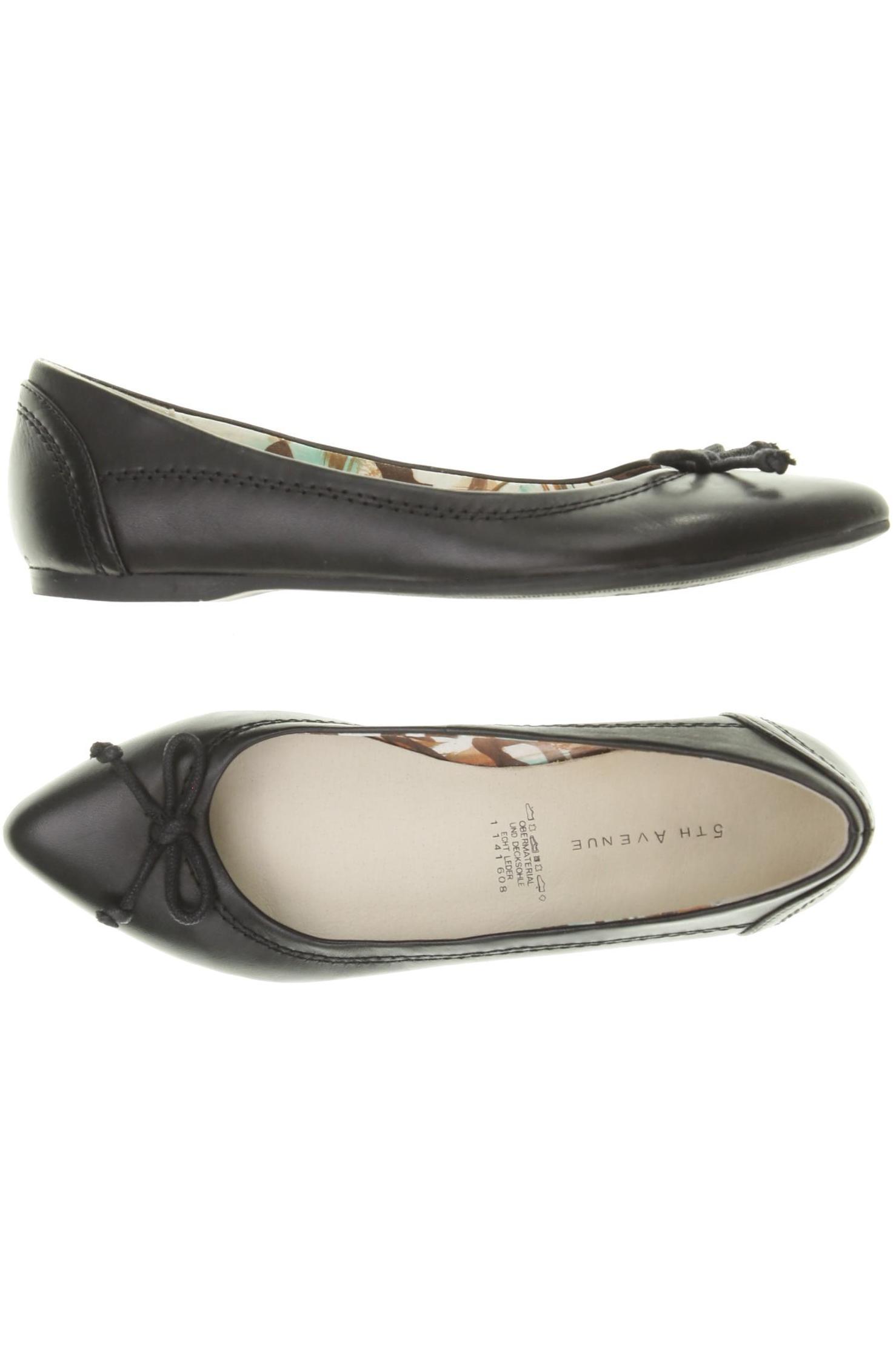 

5th Avenue Damen Ballerinas, schwarz, Gr. 37