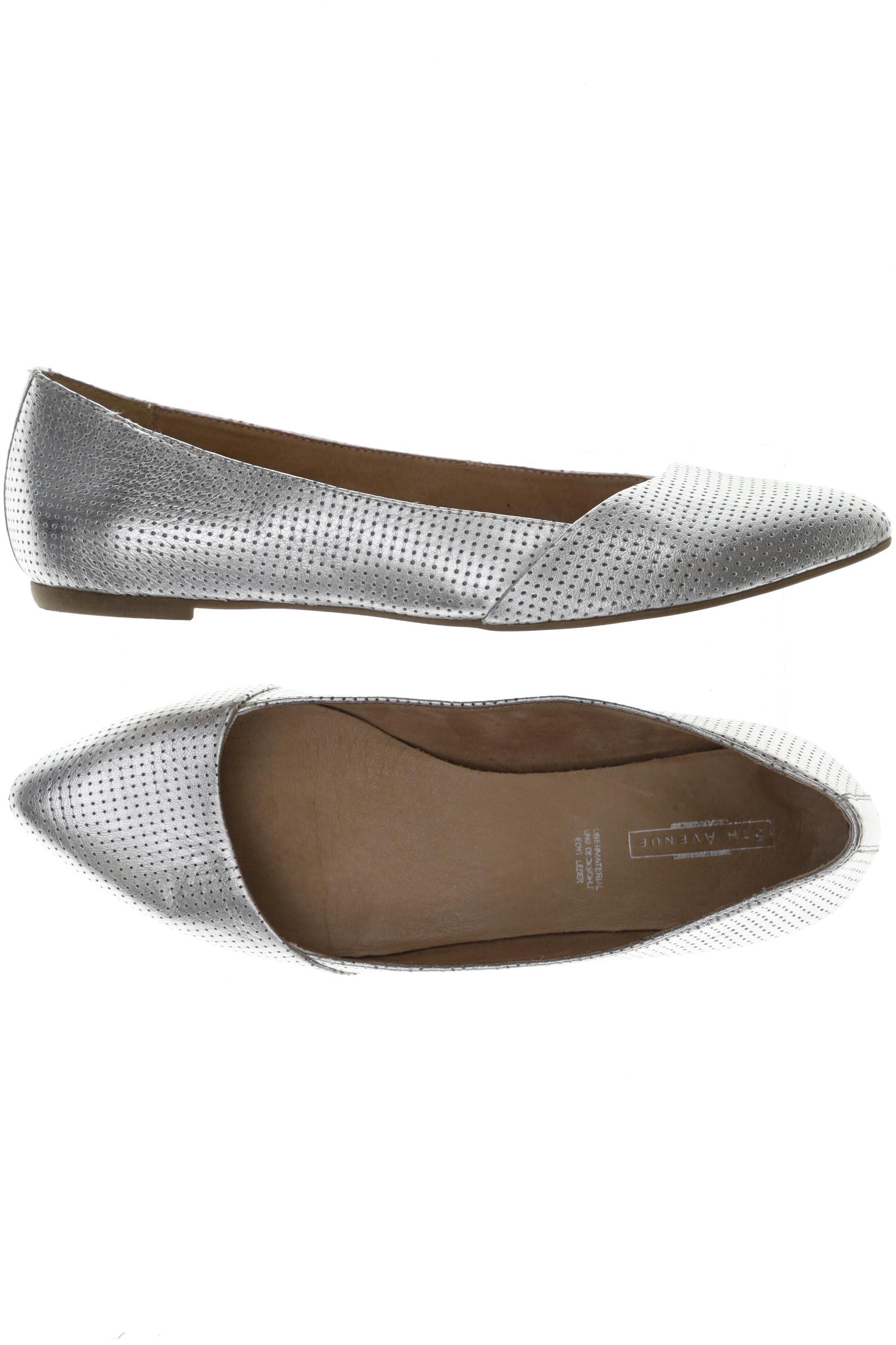 

5th Avenue Damen Ballerinas, silber, Gr. 39