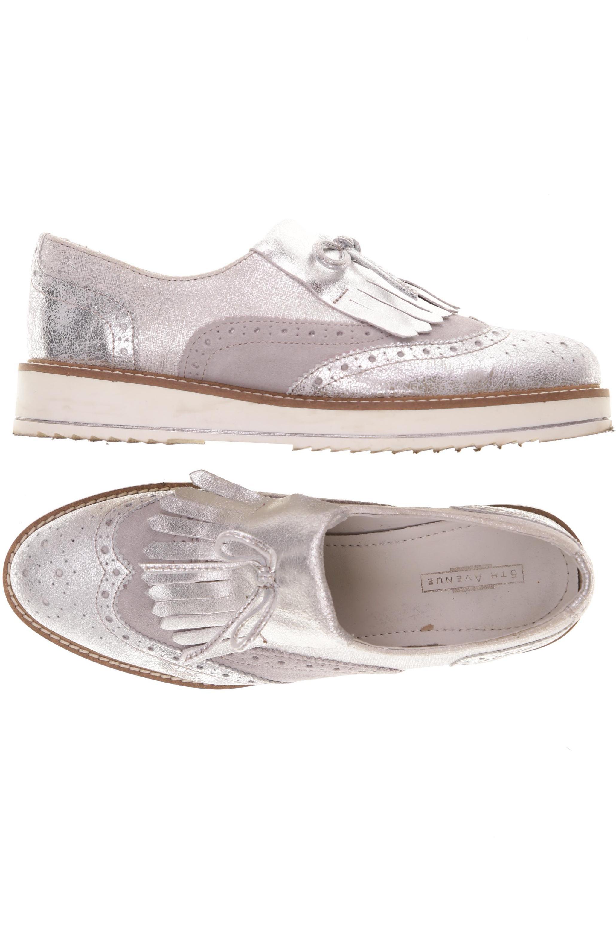 

5th Avenue Damen Halbschuh, silber, Gr. 38