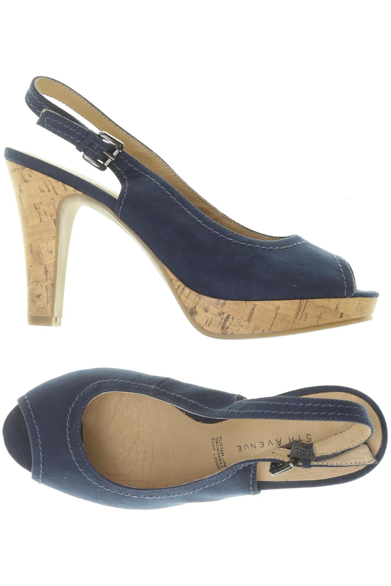 

5th Avenue Damen Sandale, blau, Gr. 37