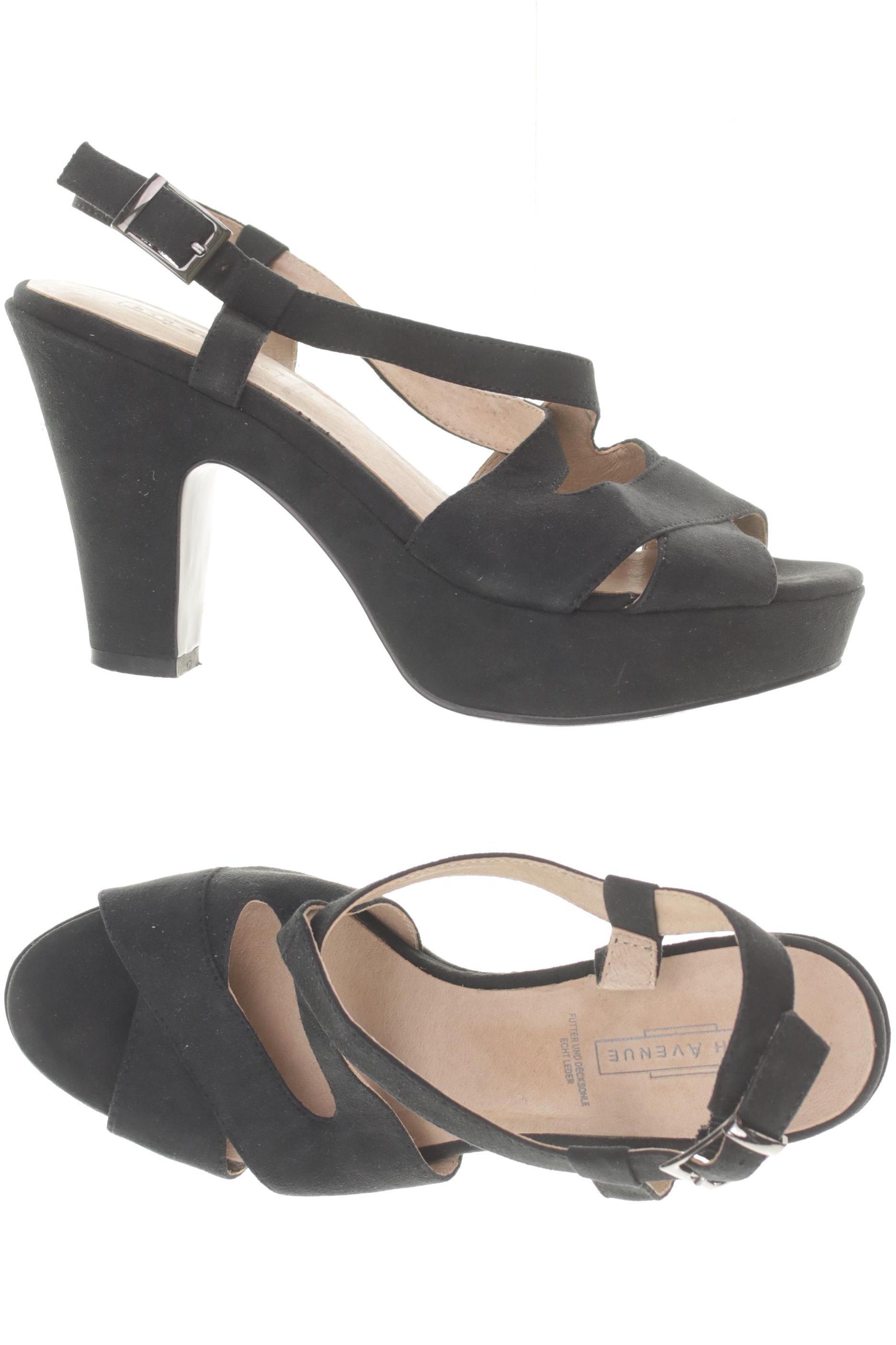 

5th Avenue Damen Sandale, schwarz, Gr. 37