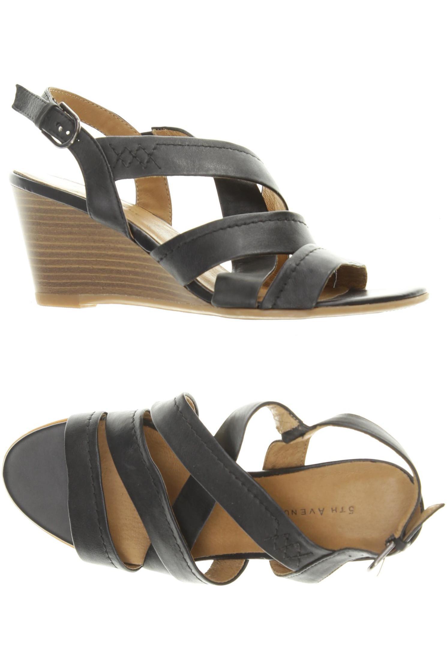 

5th Avenue Damen Sandale, schwarz, Gr. 40