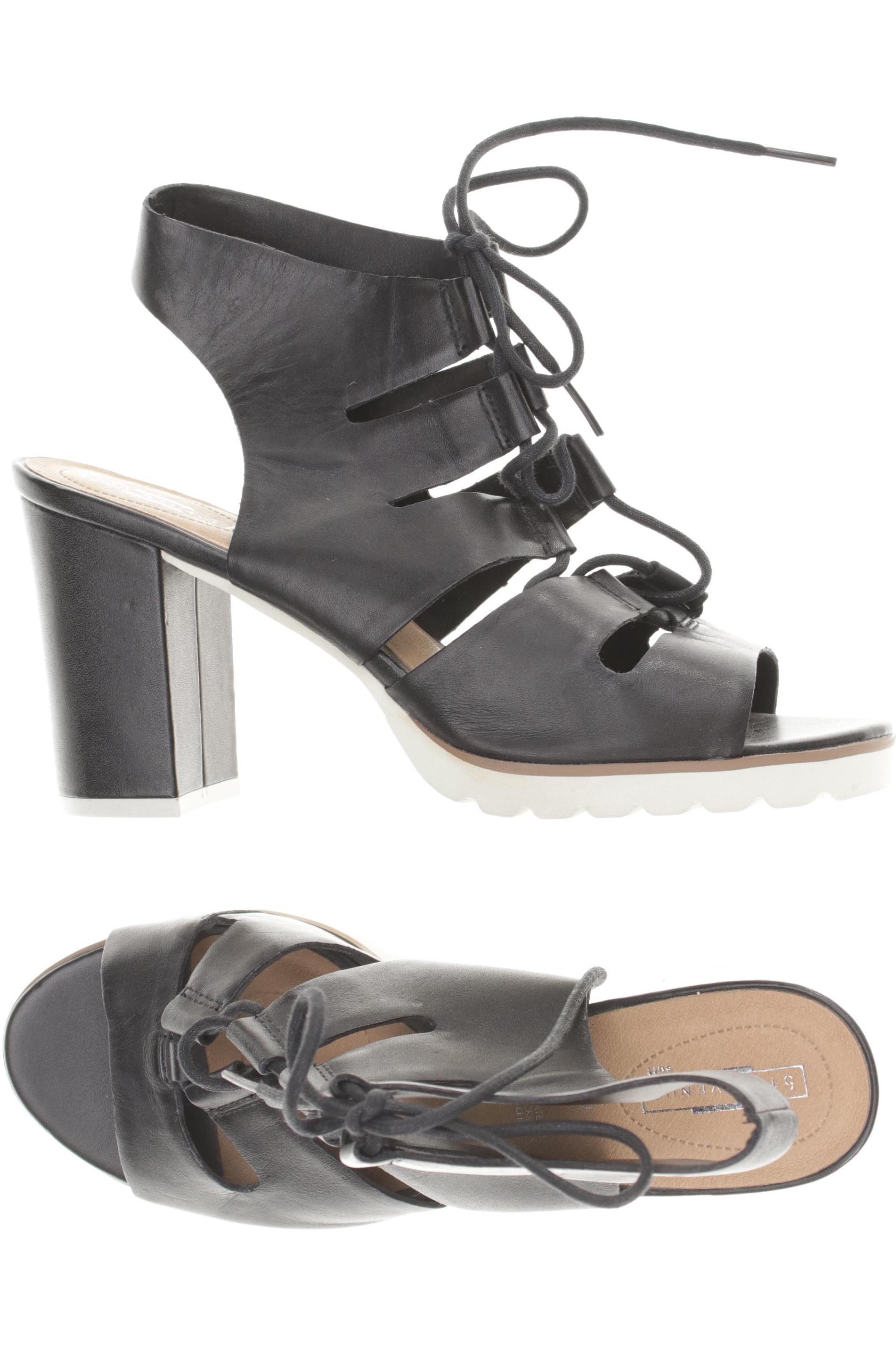 

5th Avenue Damen Sandale, schwarz, Gr. 40