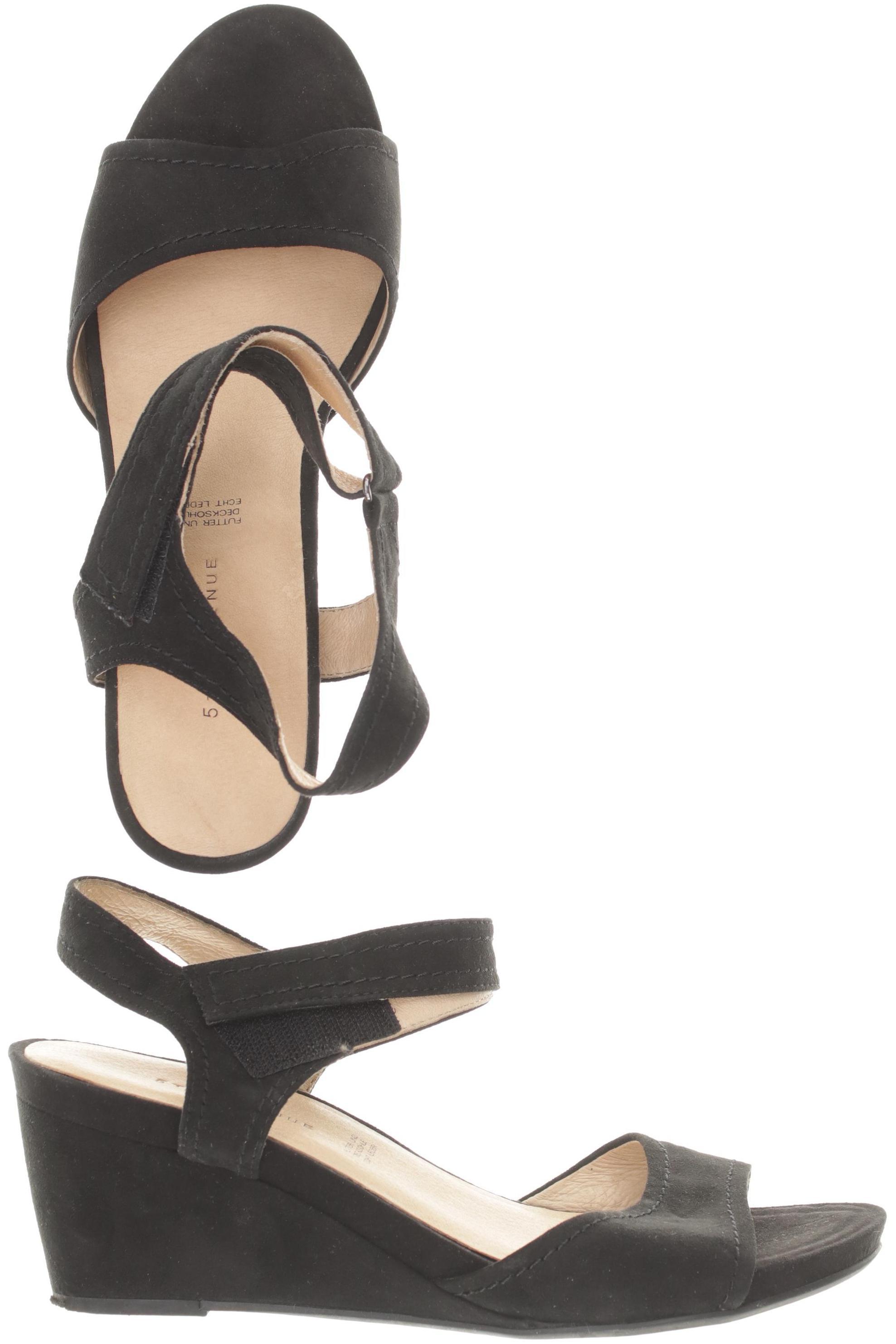 

5th Avenue Damen Sandale, schwarz, Gr. 39