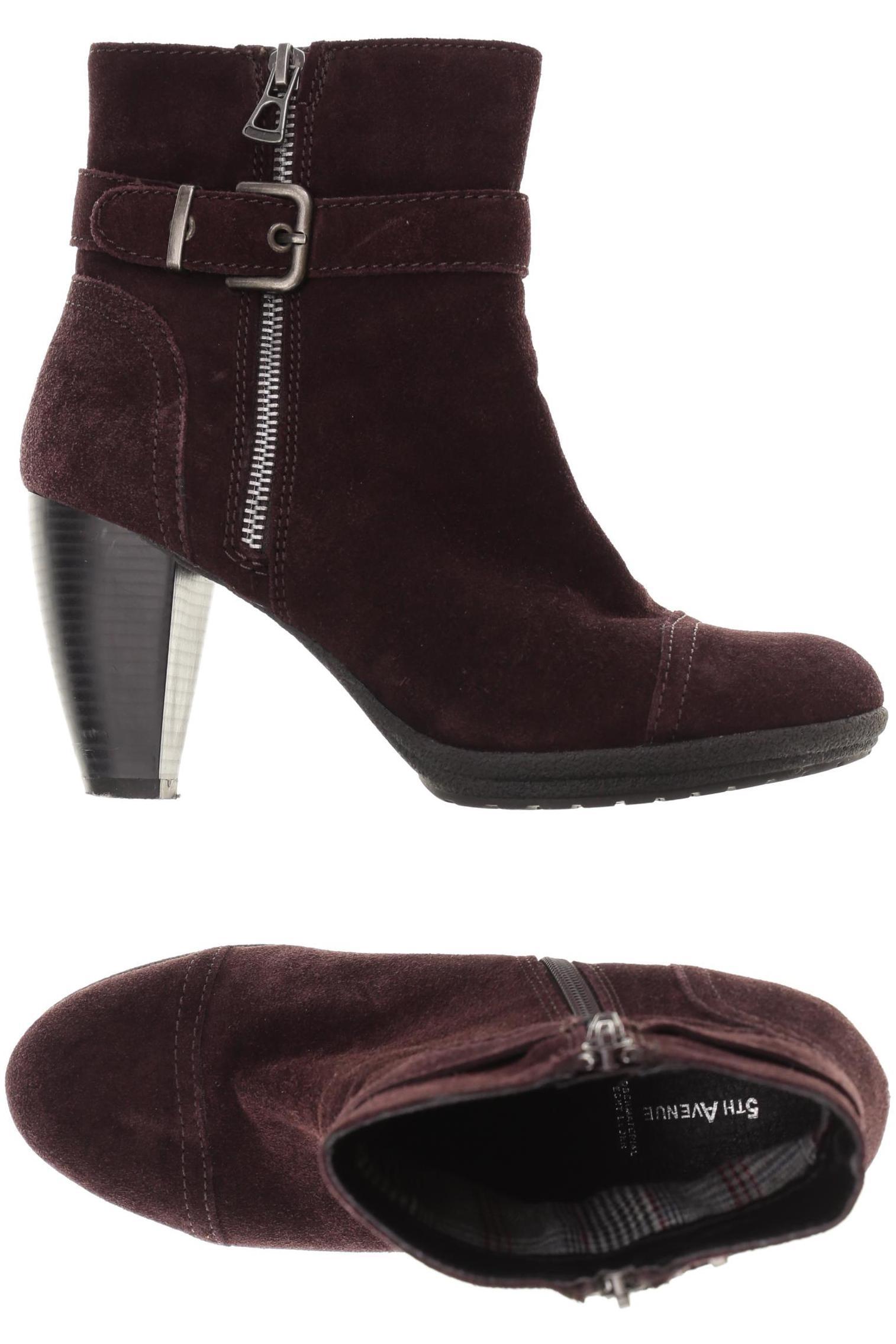 

5th Avenue Damen Stiefelette, rot, Gr. 38