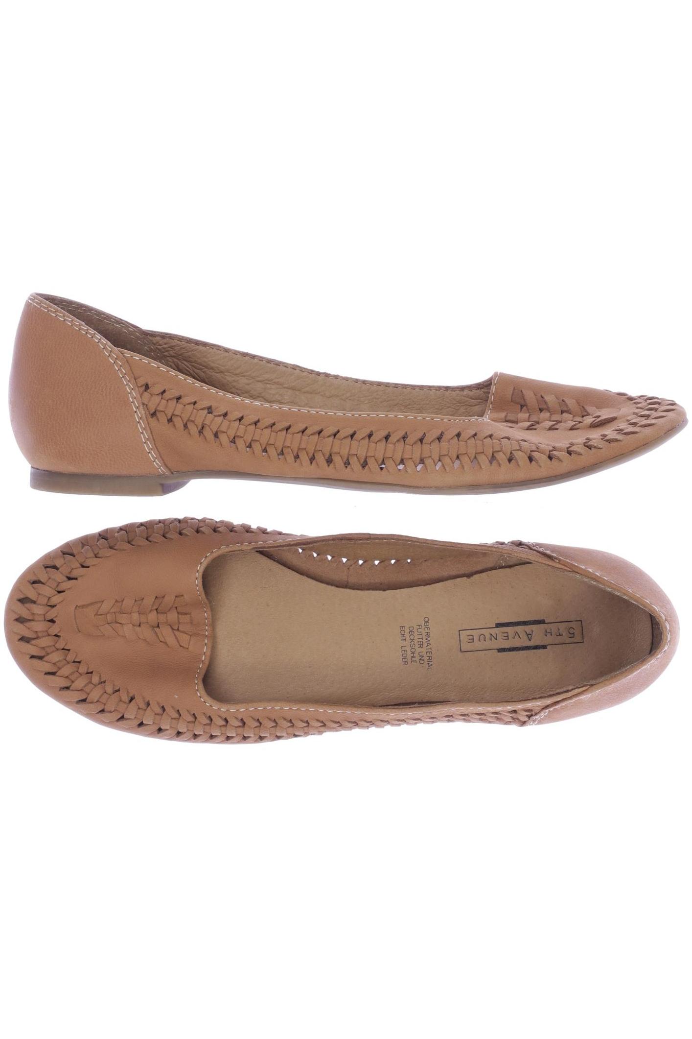 

5th Avenue Damen Ballerinas, braun, Gr. 36