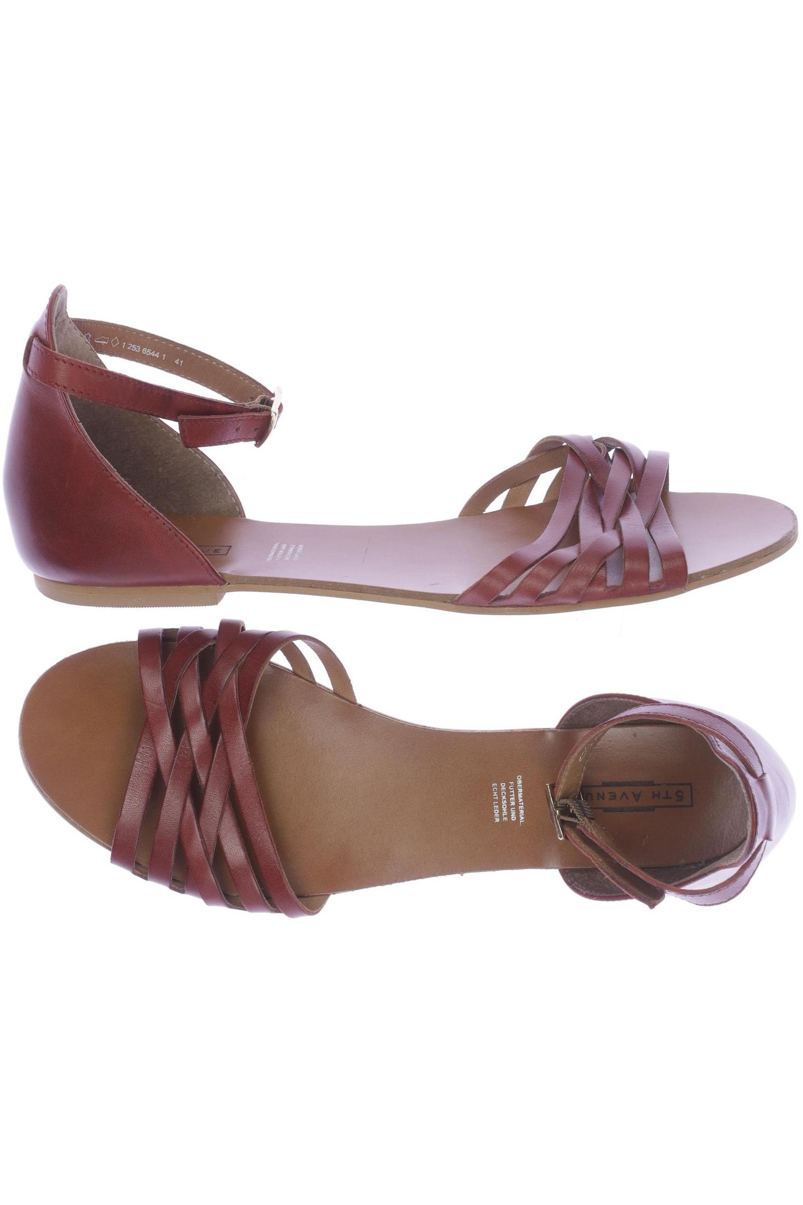 

5th Avenue Damen Sandale, rot, Gr. 41