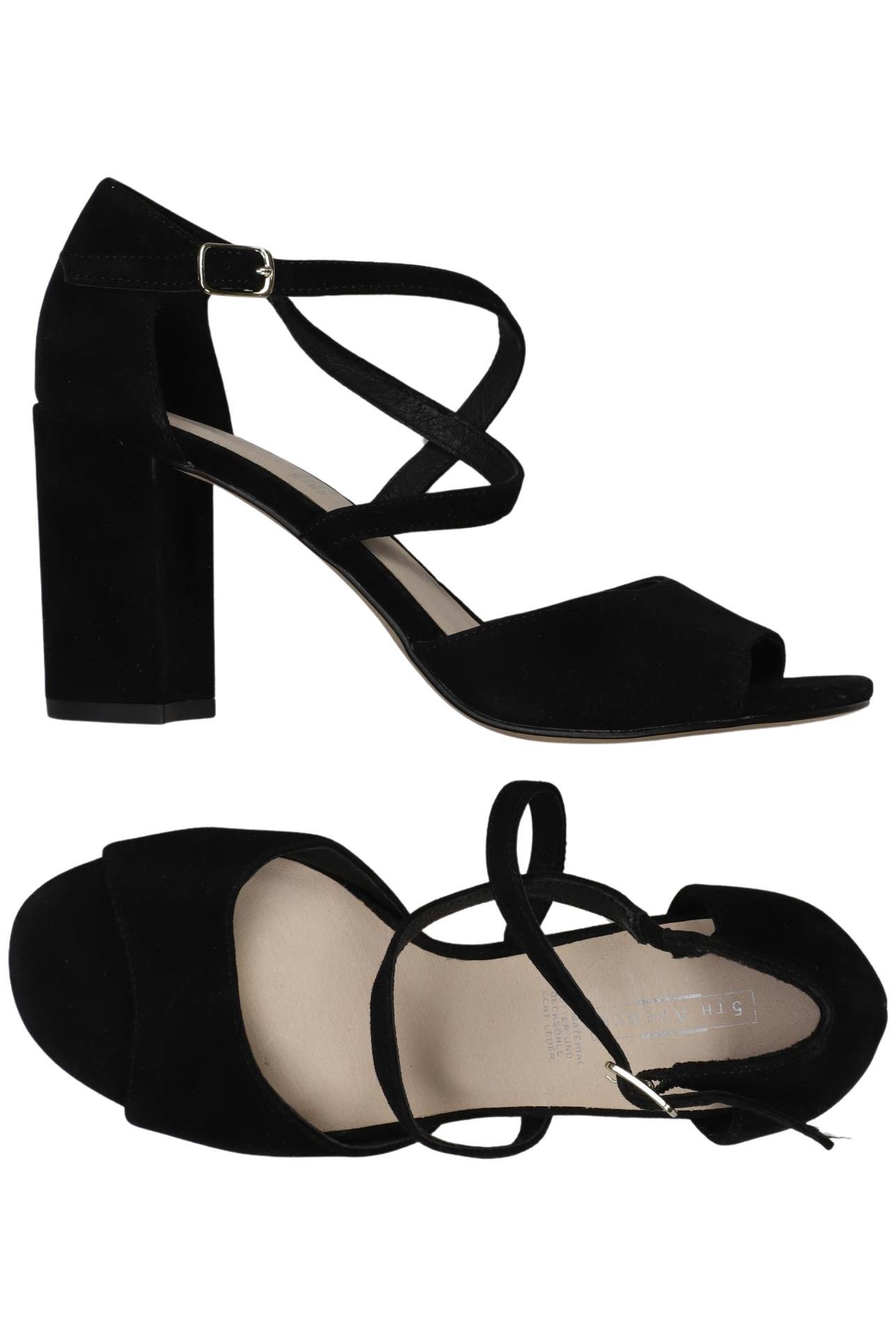 

5th Avenue Damen Sandale, schwarz, Gr. 40