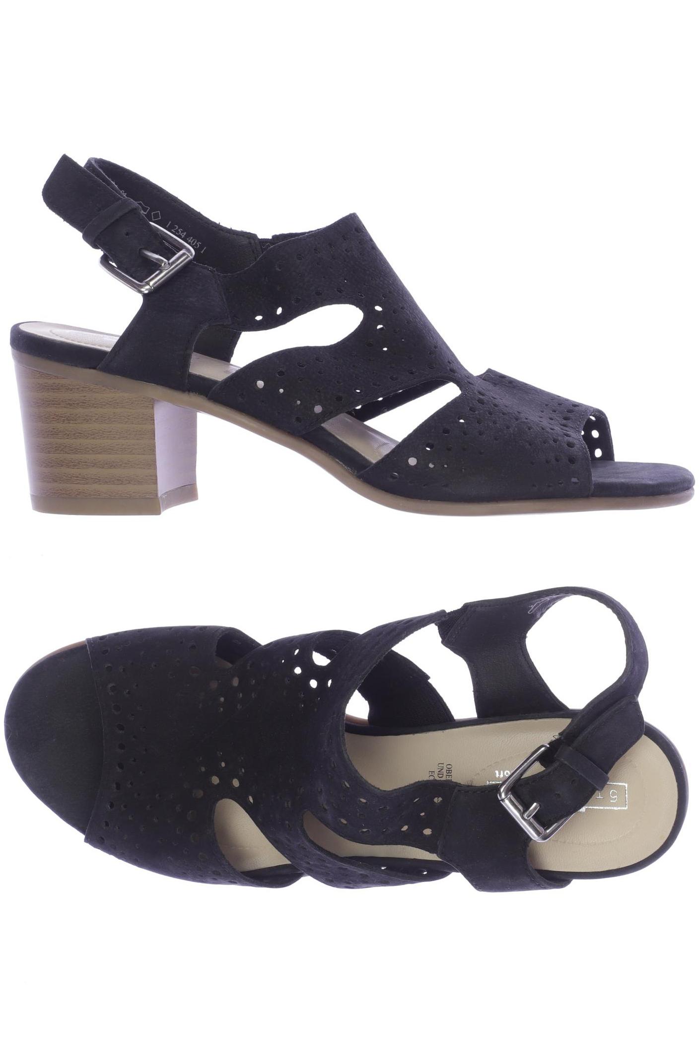

5th Avenue Damen Sandale, schwarz, Gr. 37