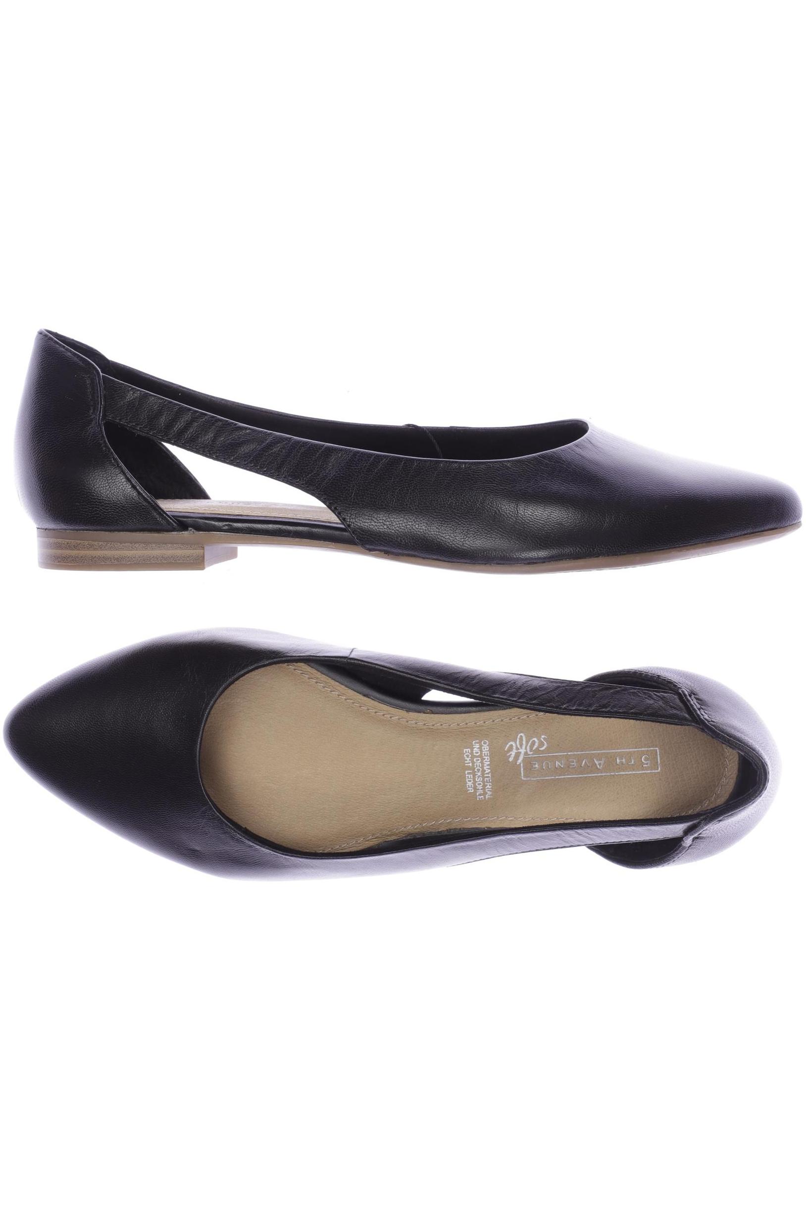 

5th Avenue Damen Ballerinas, schwarz