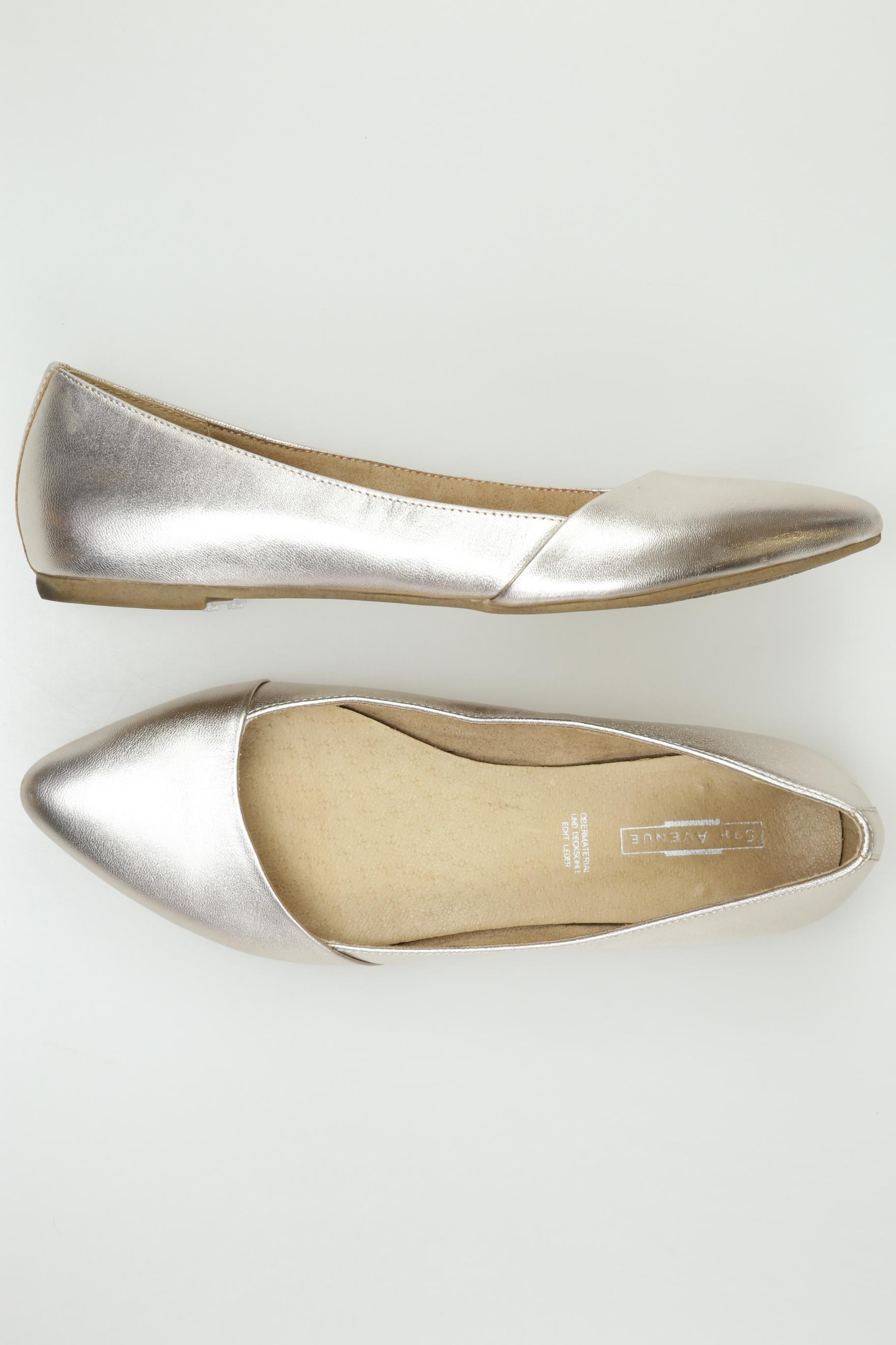 

5th Avenue Damen Ballerinas, silber, Gr. 38