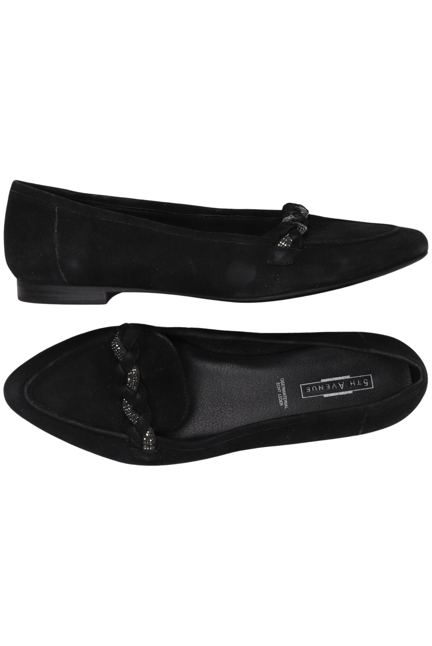 

5th Avenue Damen Ballerinas, schwarz, Gr. 39