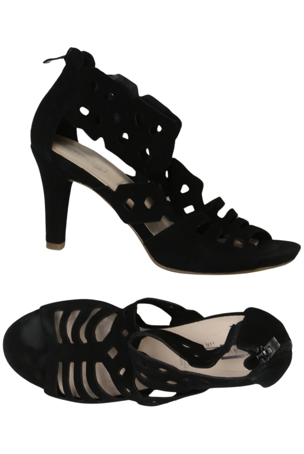 

5th Avenue Damen Sandale, schwarz, Gr. 38