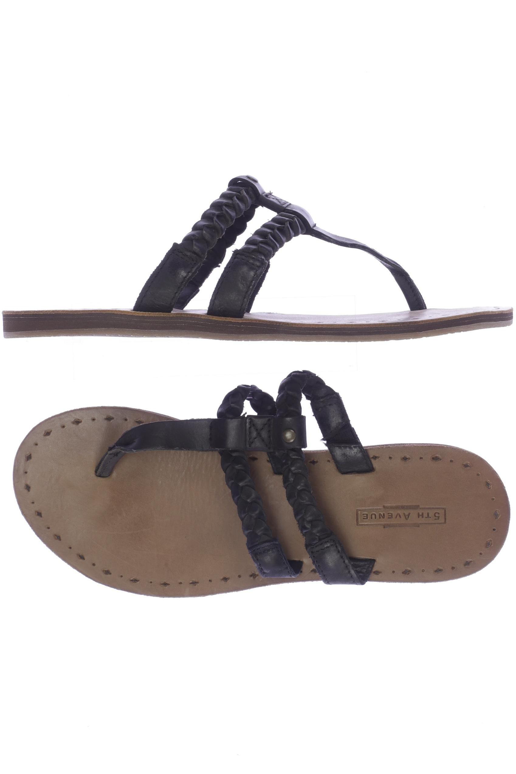 

5th Avenue Damen Sandale, schwarz, Gr. 39