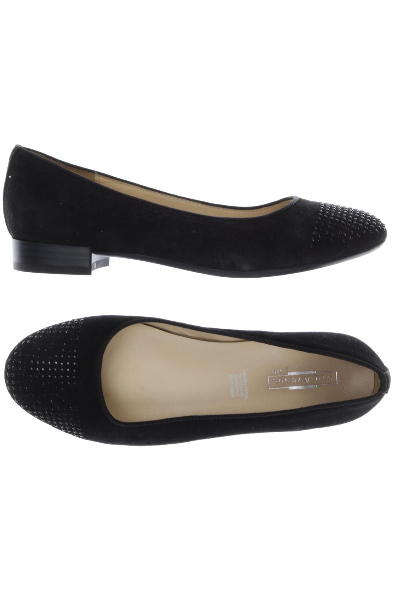 

5th Avenue Damen Ballerinas, schwarz, Gr. 37