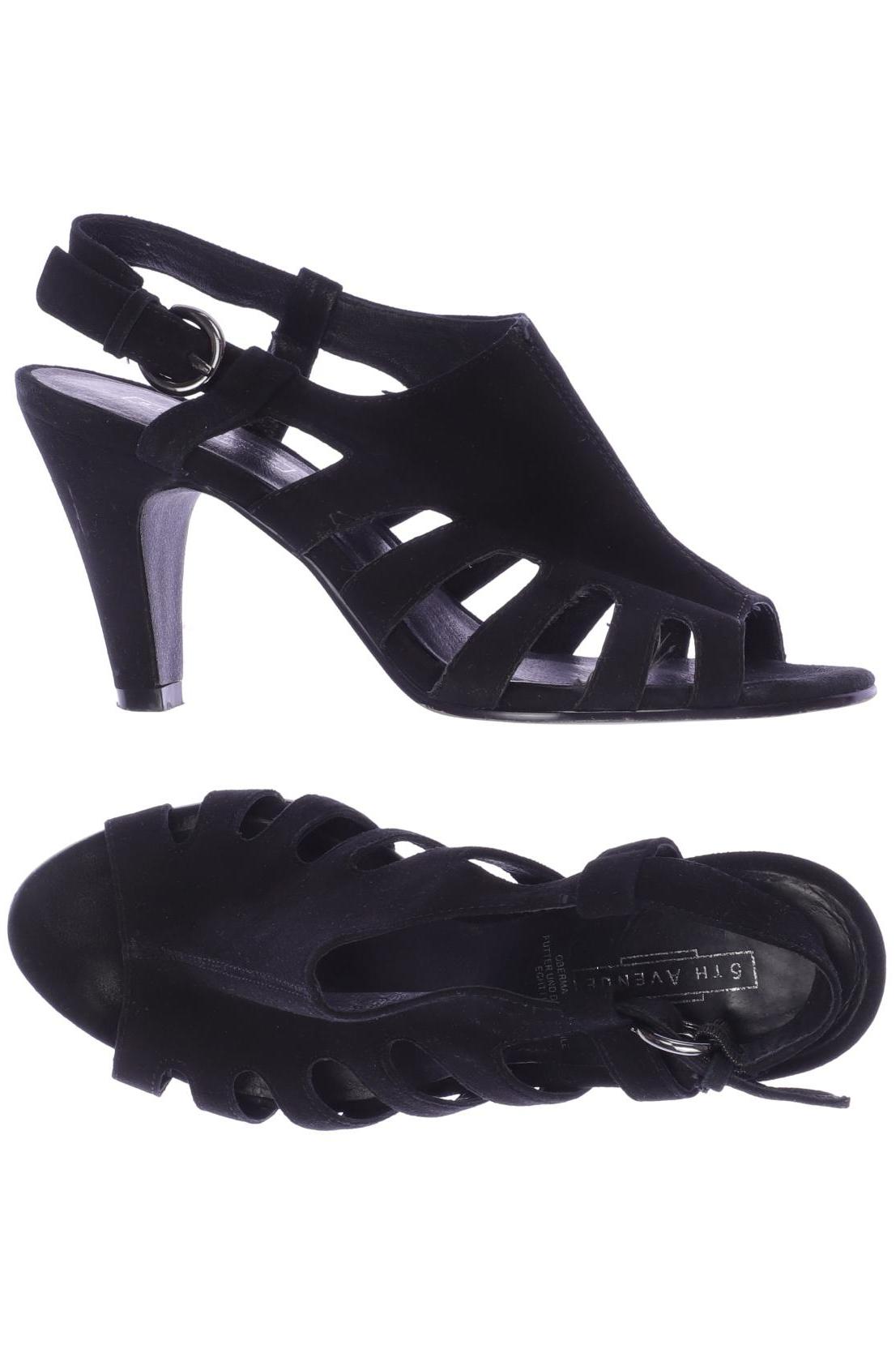 

5th Avenue Damen Sandale, schwarz, Gr. 36
