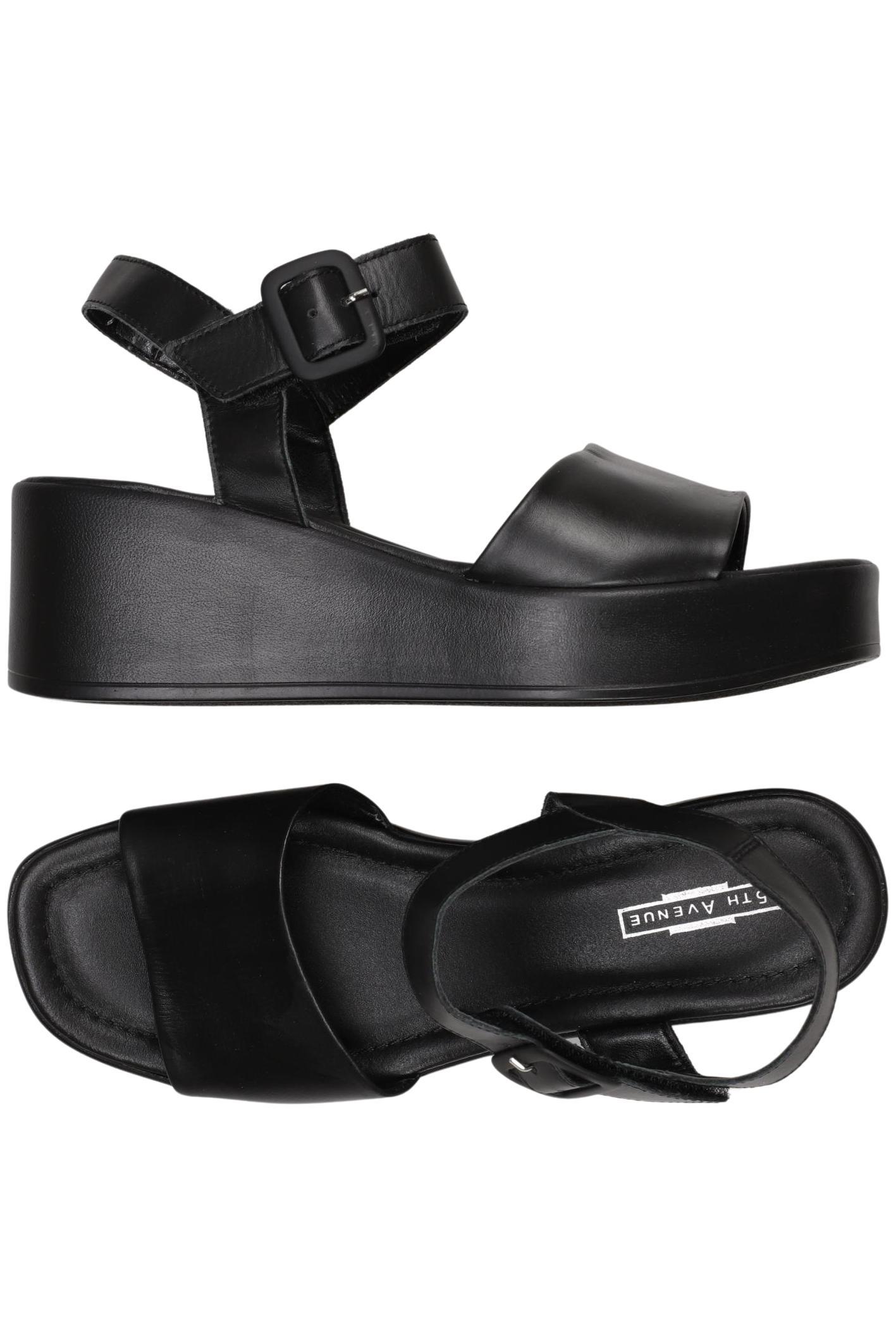 

5th Avenue Damen Sandale, schwarz, Gr. 40