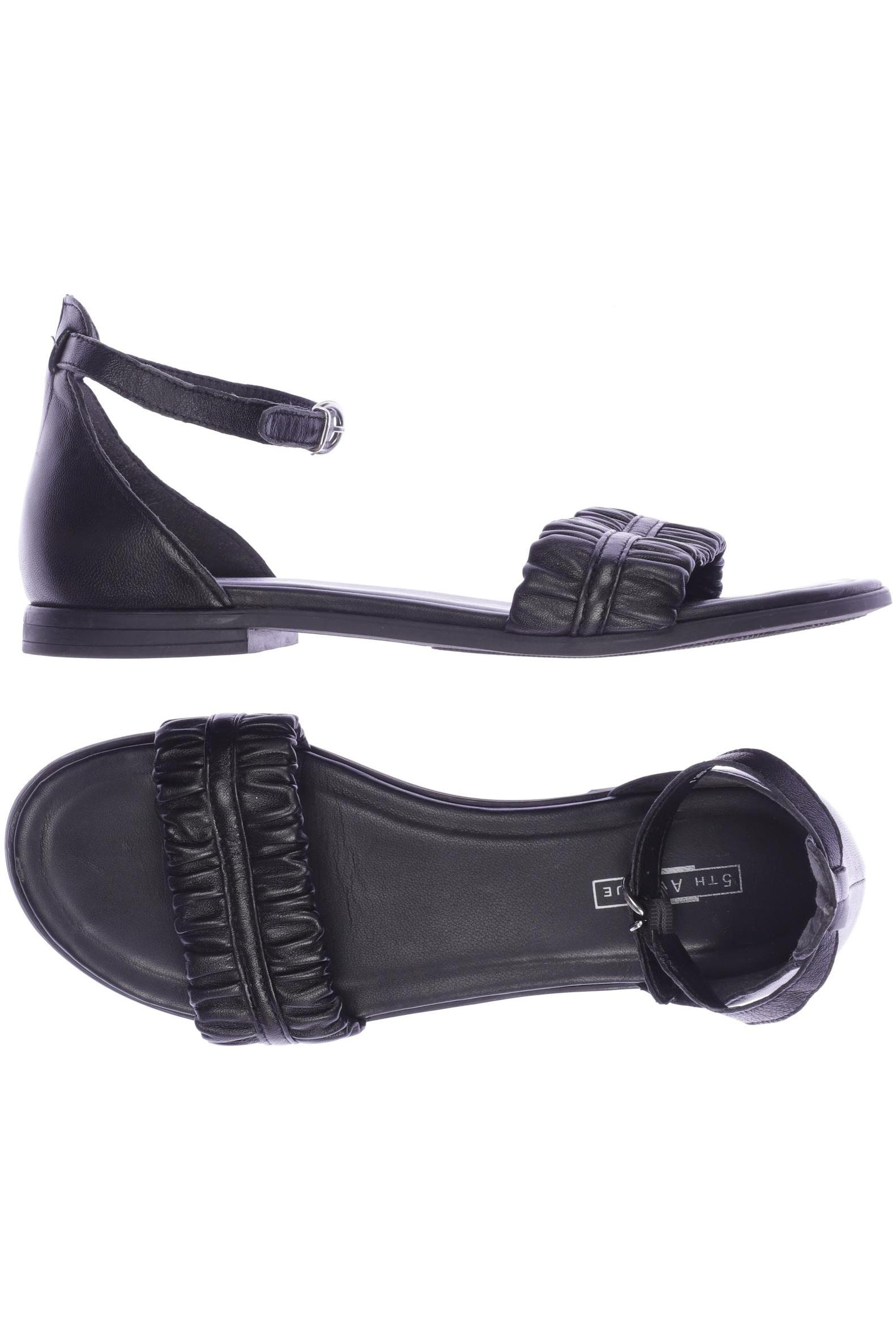 

5th Avenue Damen Sandale, schwarz, Gr. 40