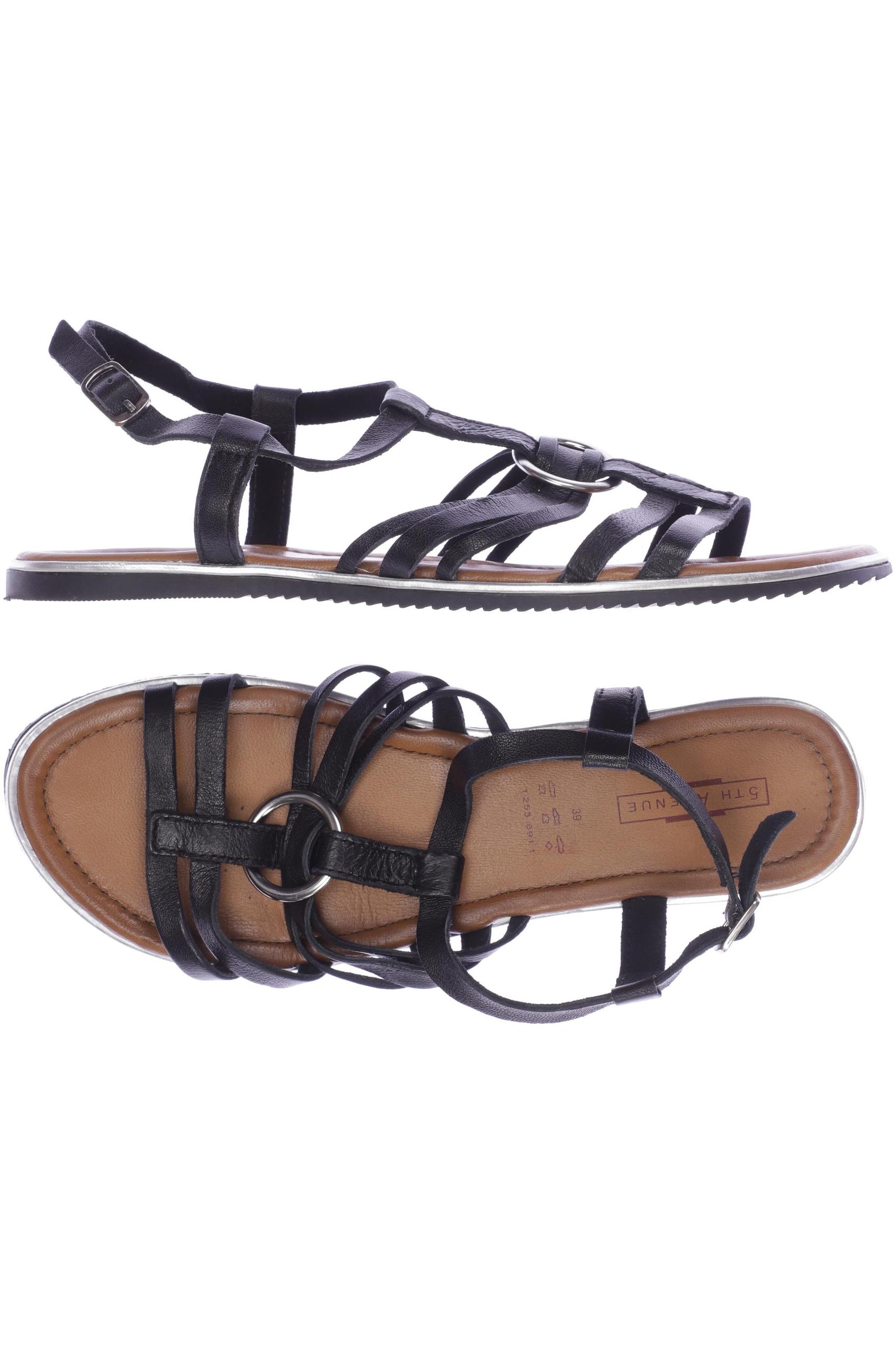 

5th Avenue Damen Sandale, schwarz