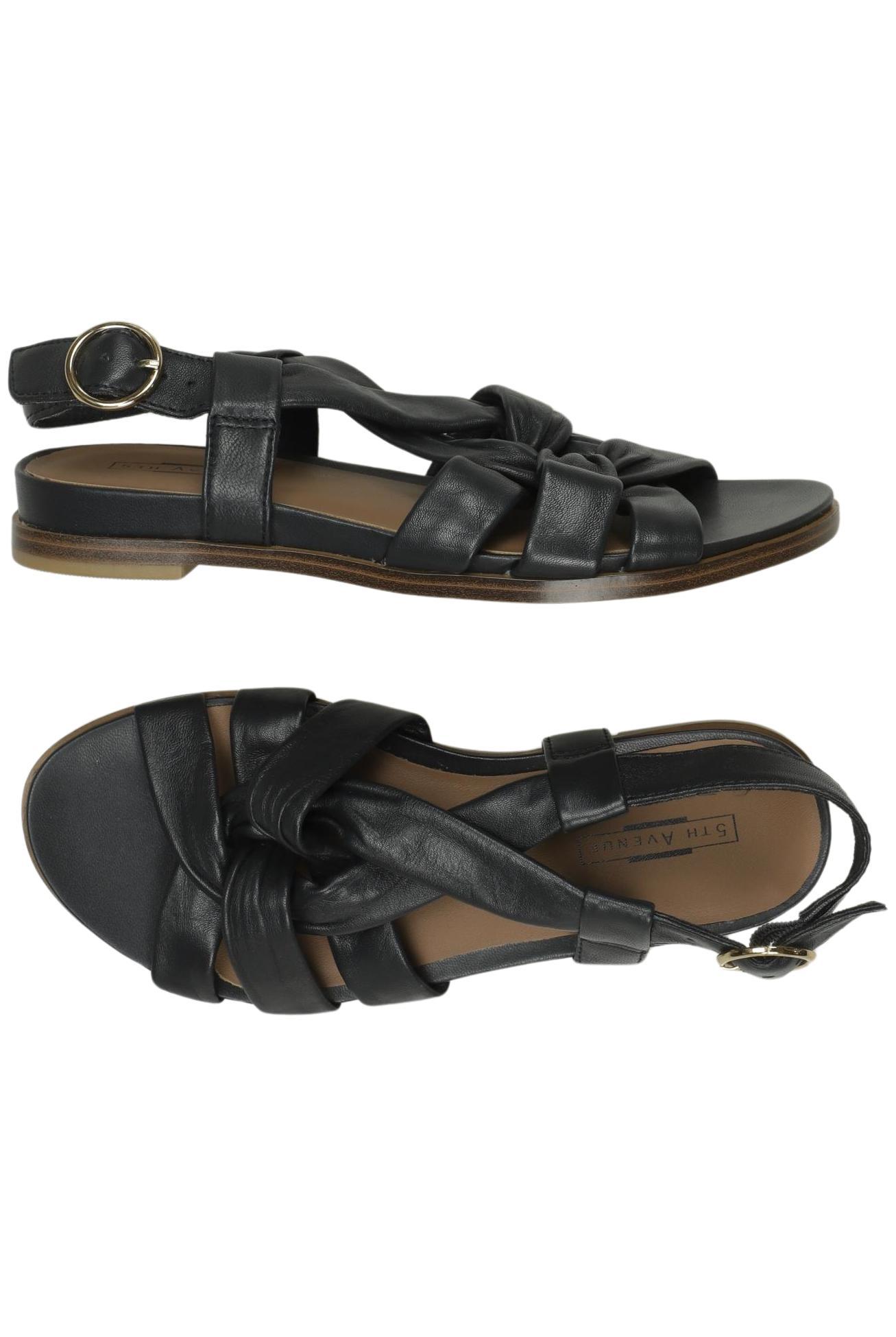 

5th Avenue Damen Sandale, schwarz, Gr. 36