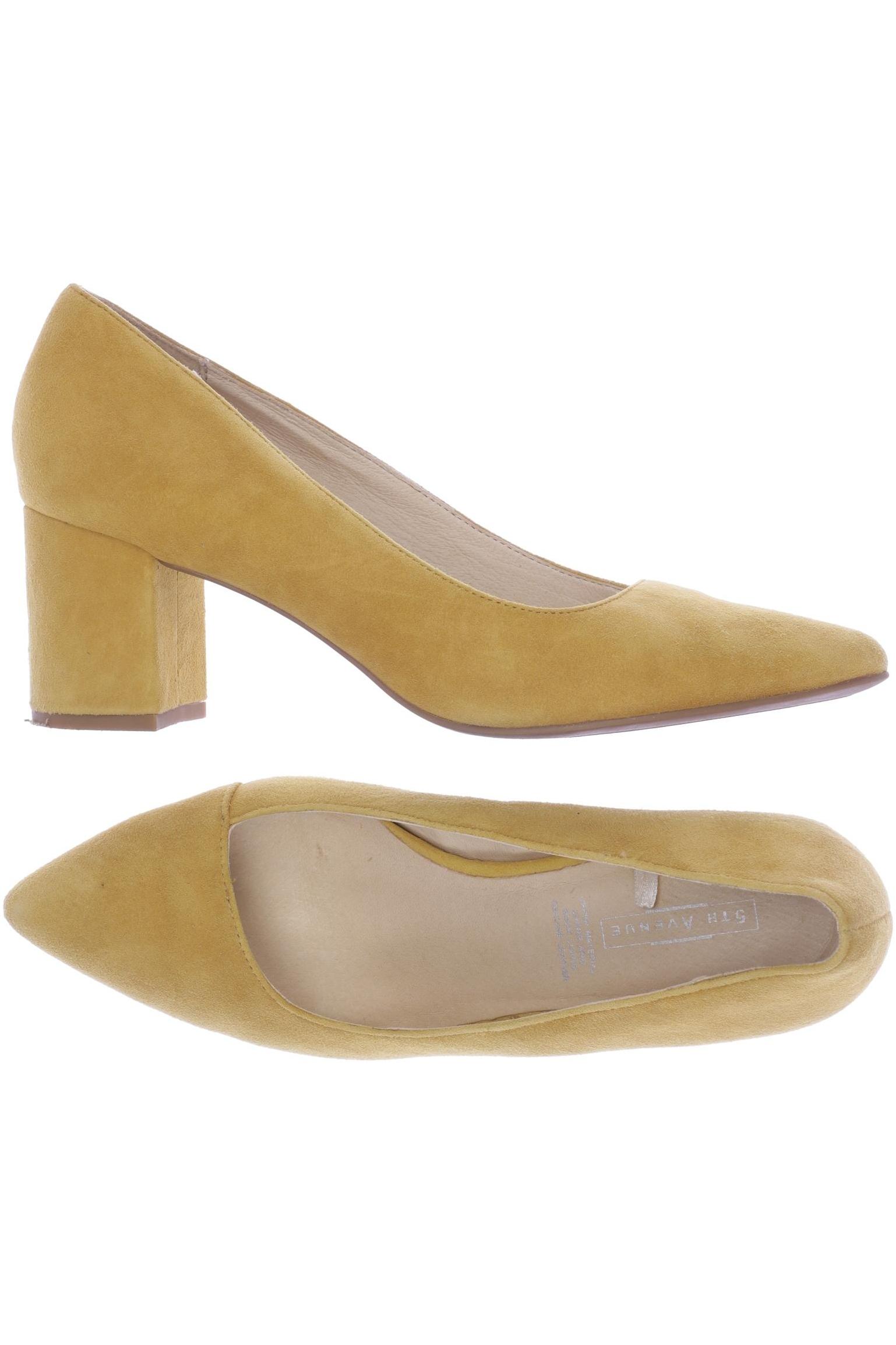 

5th Avenue Damen Pumps, gelb, Gr. 38