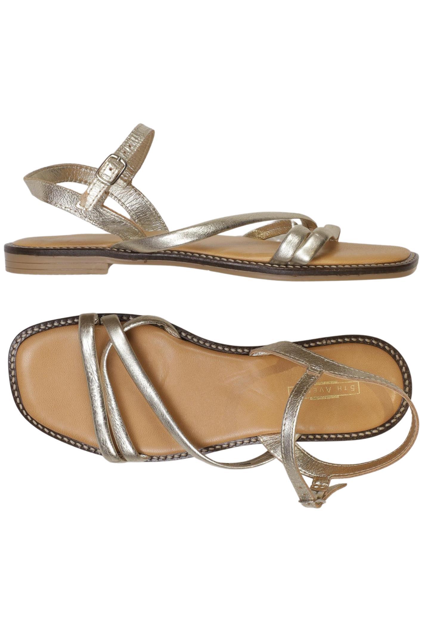 

5th Avenue Damen Sandale, gold, Gr. 38