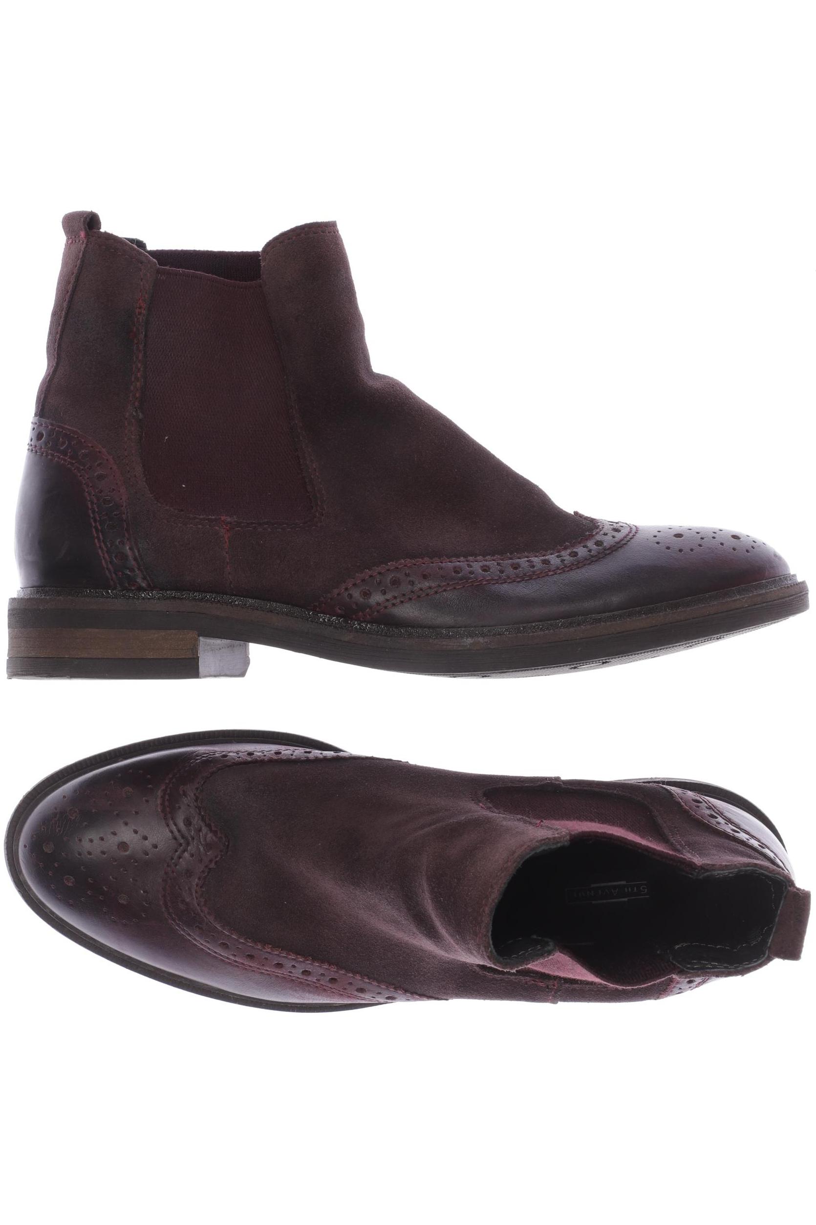 

5th Avenue Damen Stiefelette, bordeaux, Gr. 38