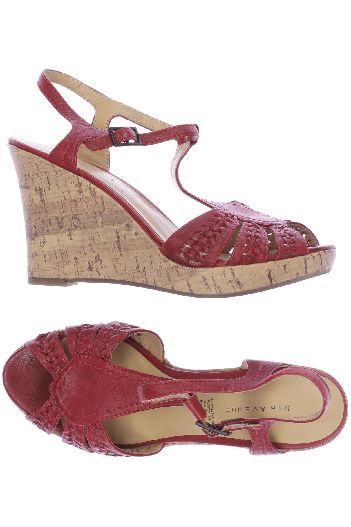

5th Avenue Damen Sandale, rot, Gr. 41