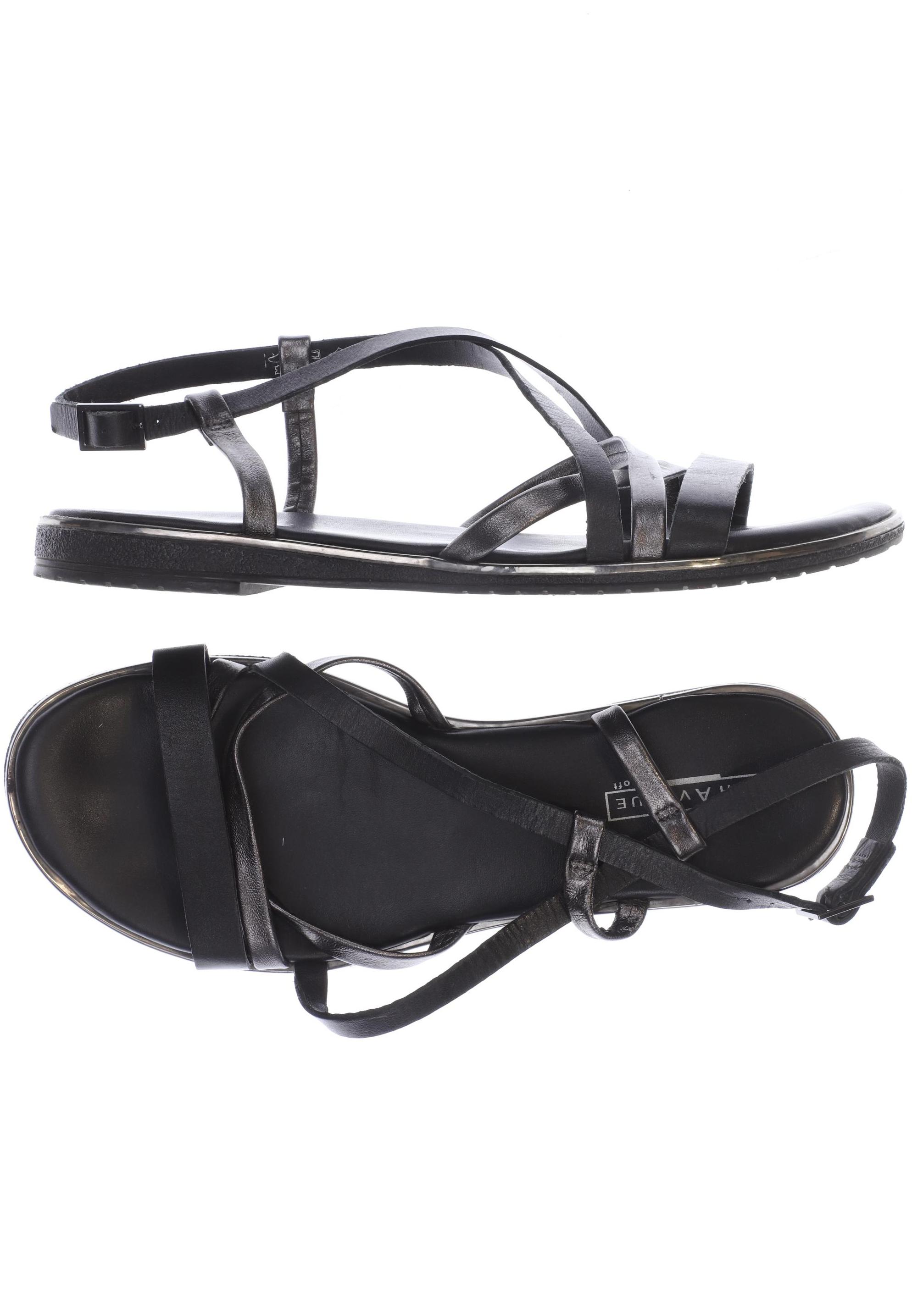 

5th Avenue Damen Sandale, schwarz, Gr. 39