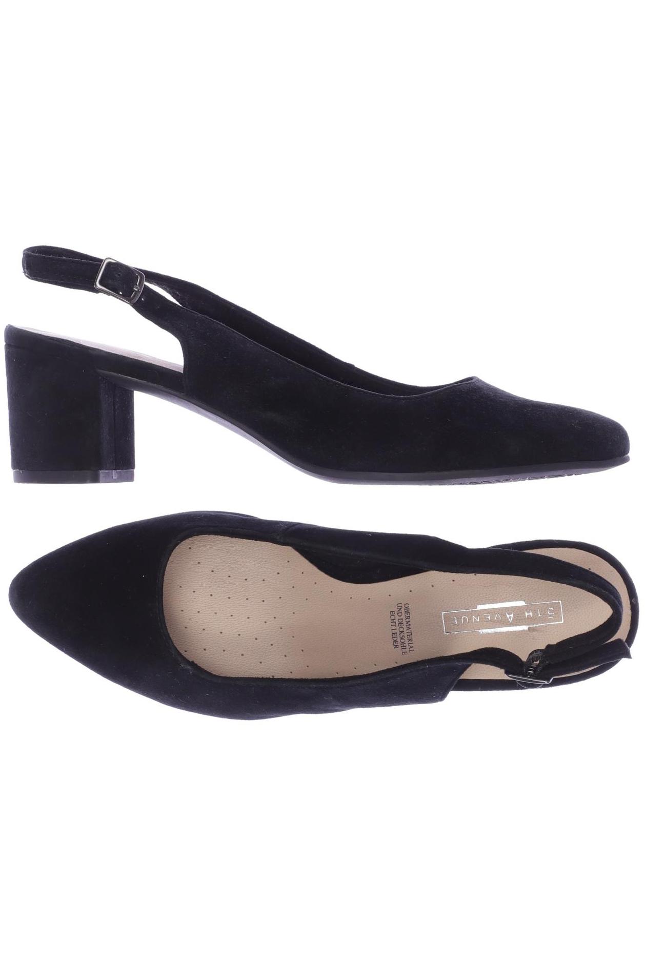 

5th Avenue Damen Sandale, schwarz, Gr. 36