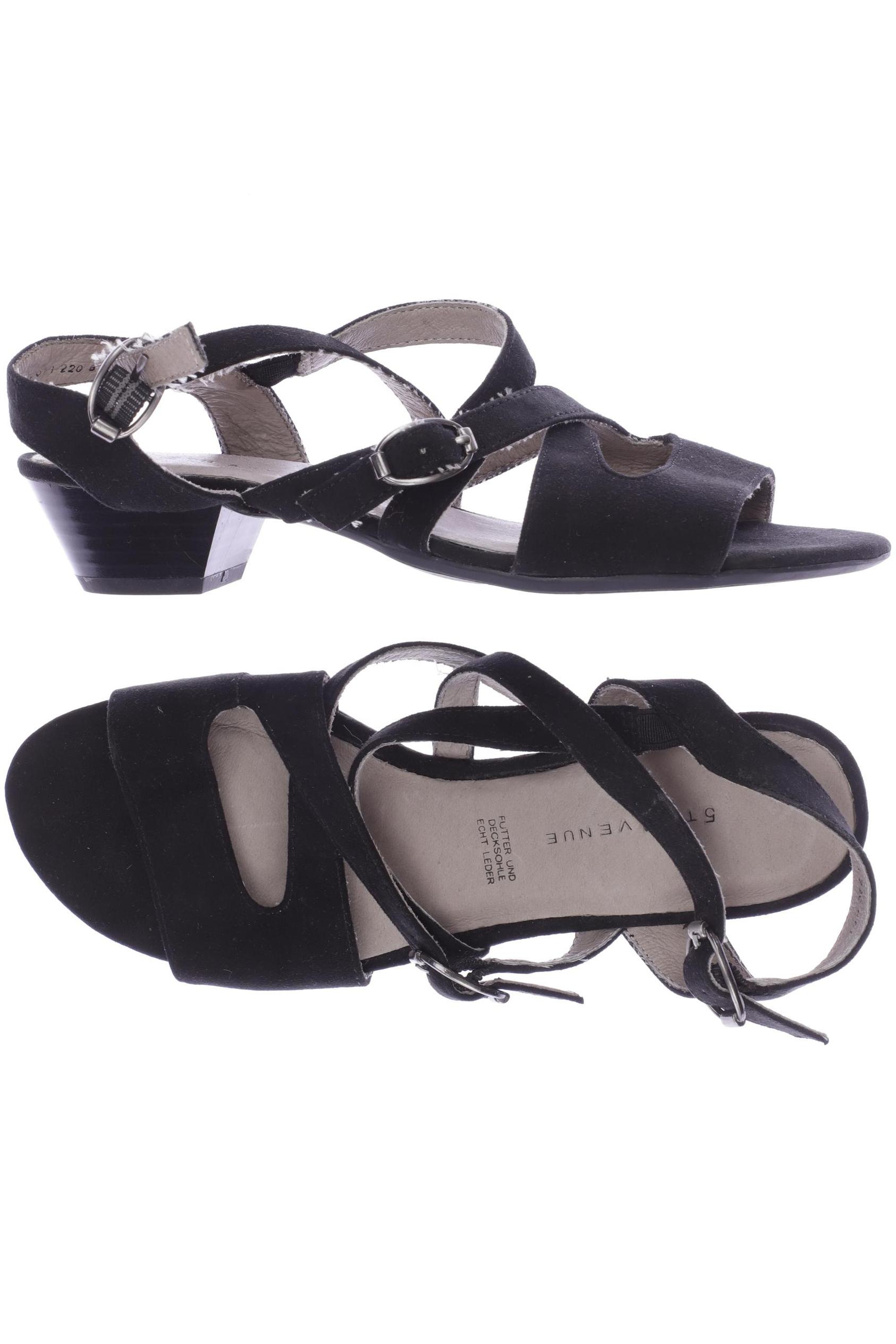 

5th Avenue Damen Sandale, schwarz, Gr. 36