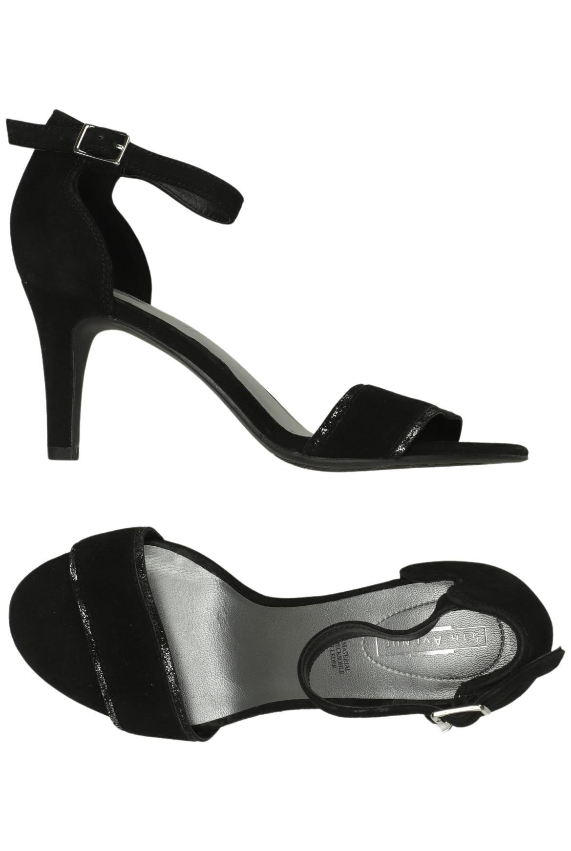 

5th Avenue Damen Sandale, schwarz, Gr. 36