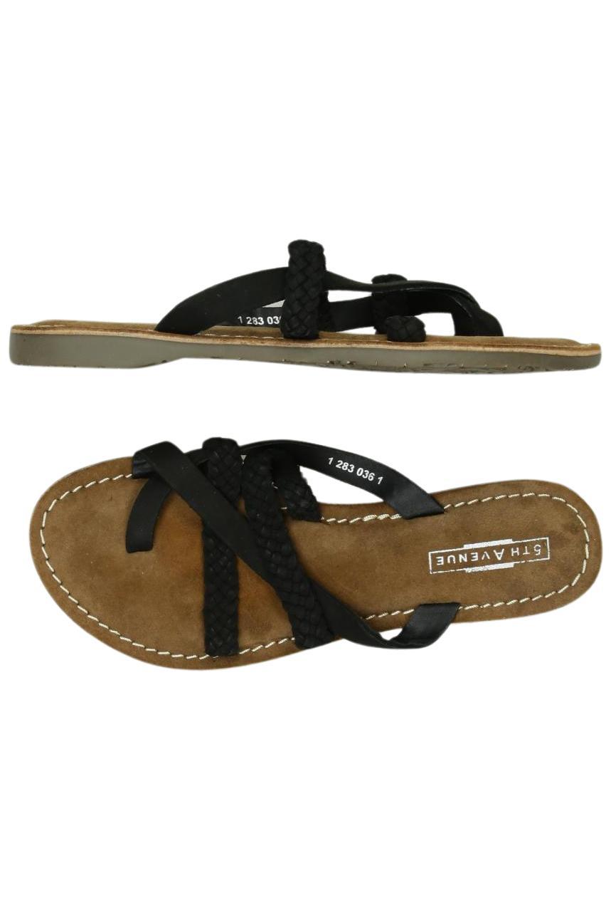 

5th Avenue Damen Sandale, schwarz, Gr. 36