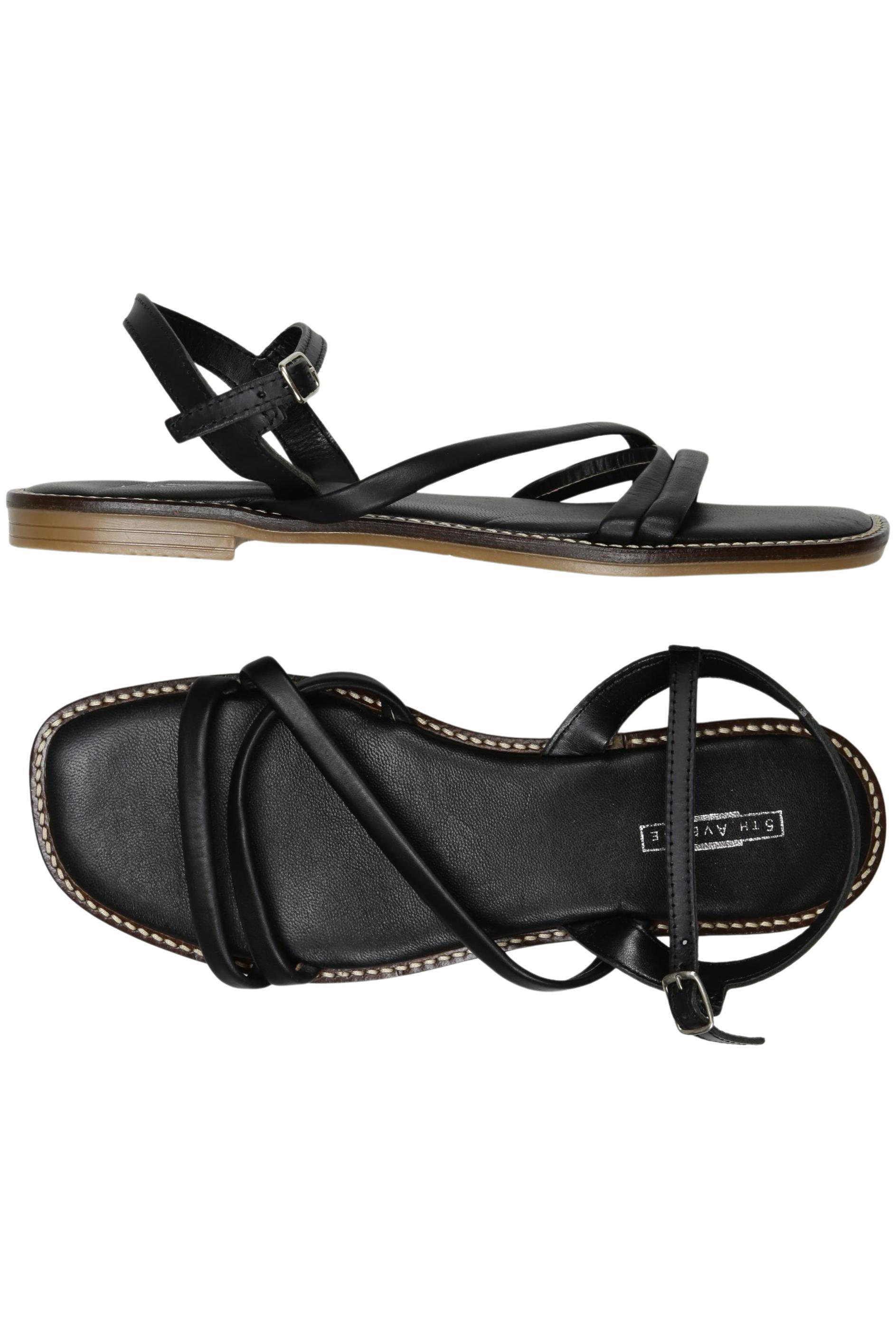 

5th Avenue Damen Sandale, schwarz, Gr. 40