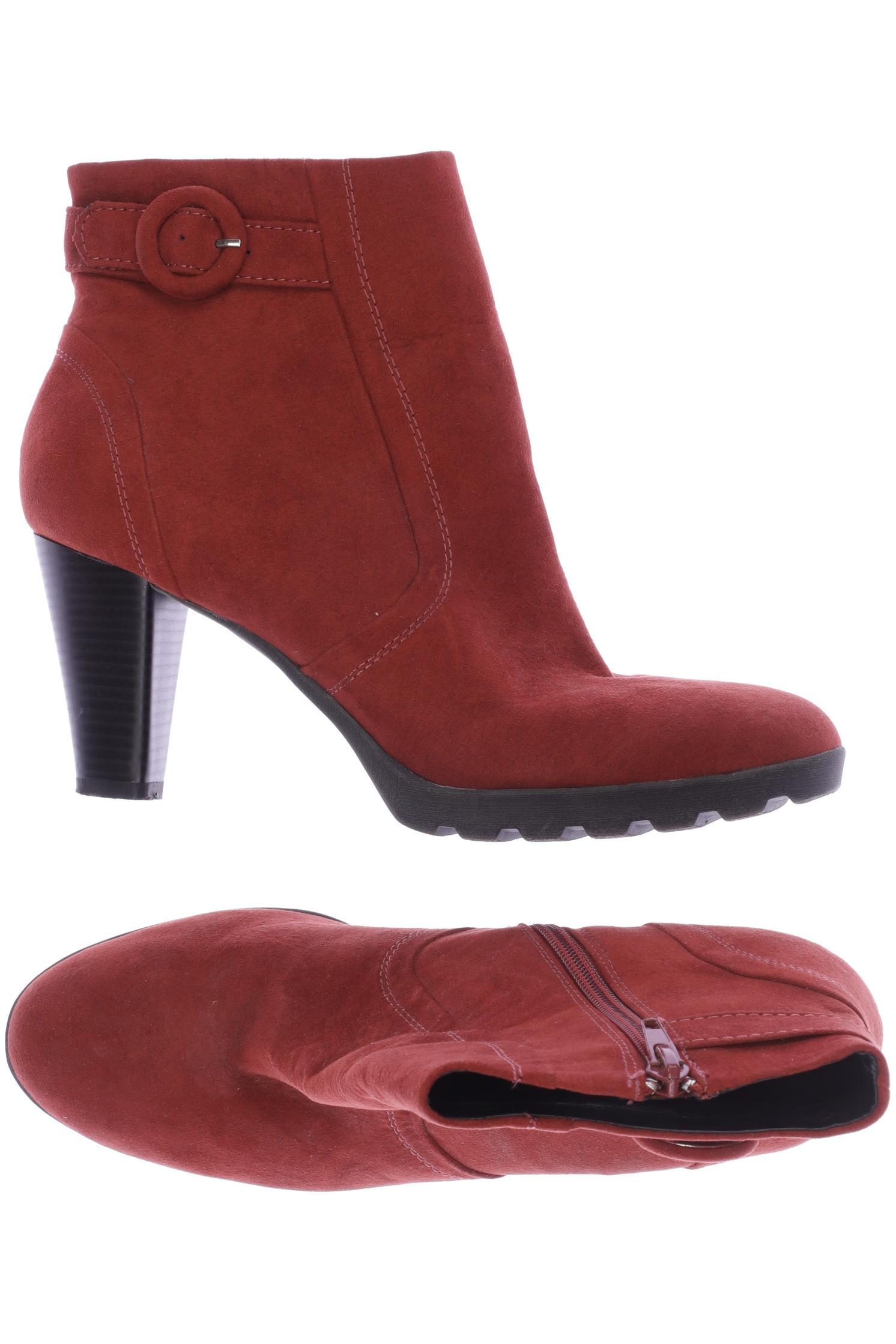

5th Avenue Damen Stiefelette, rot, Gr. 40